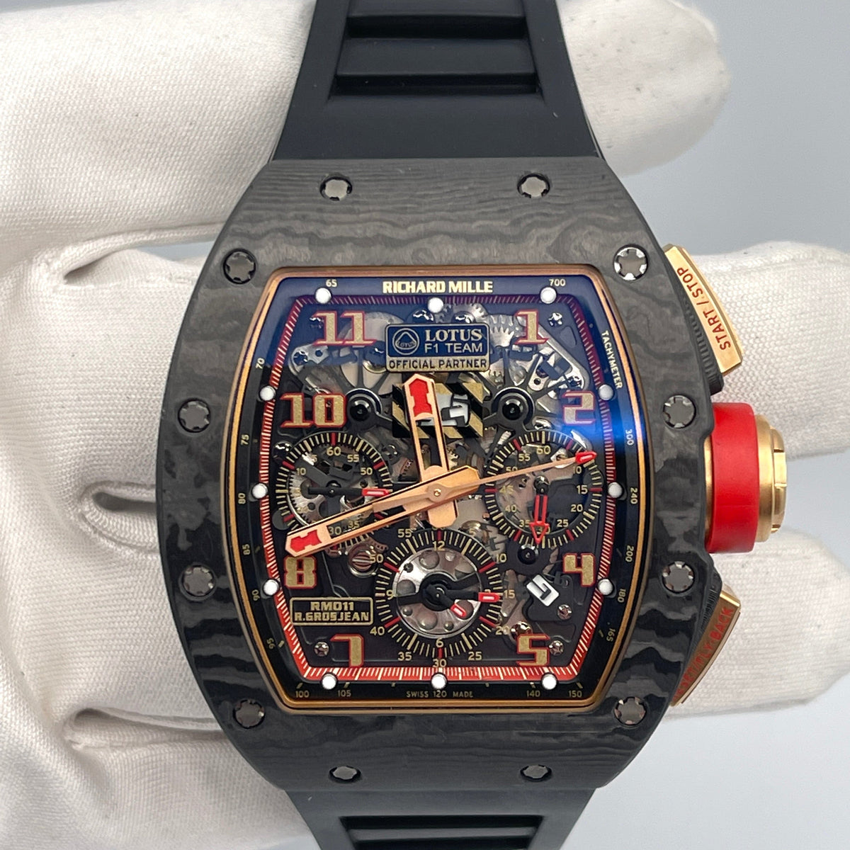 Richard Mille RM 011 Romain Grosjean 'Lotus F1' Carbon TPT Limited Edition of 50