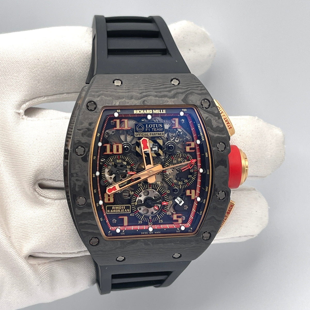 Richard Mille RM 011 Romain Grosjean 'Lotus F1' Carbon TPT Limited Edition of 50