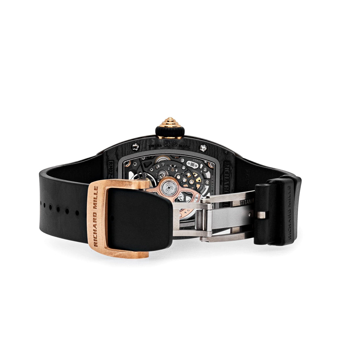 Richard Mille RM 07-01 'Ladies' Rose Gold Carbon-TPT Diamond Bezel