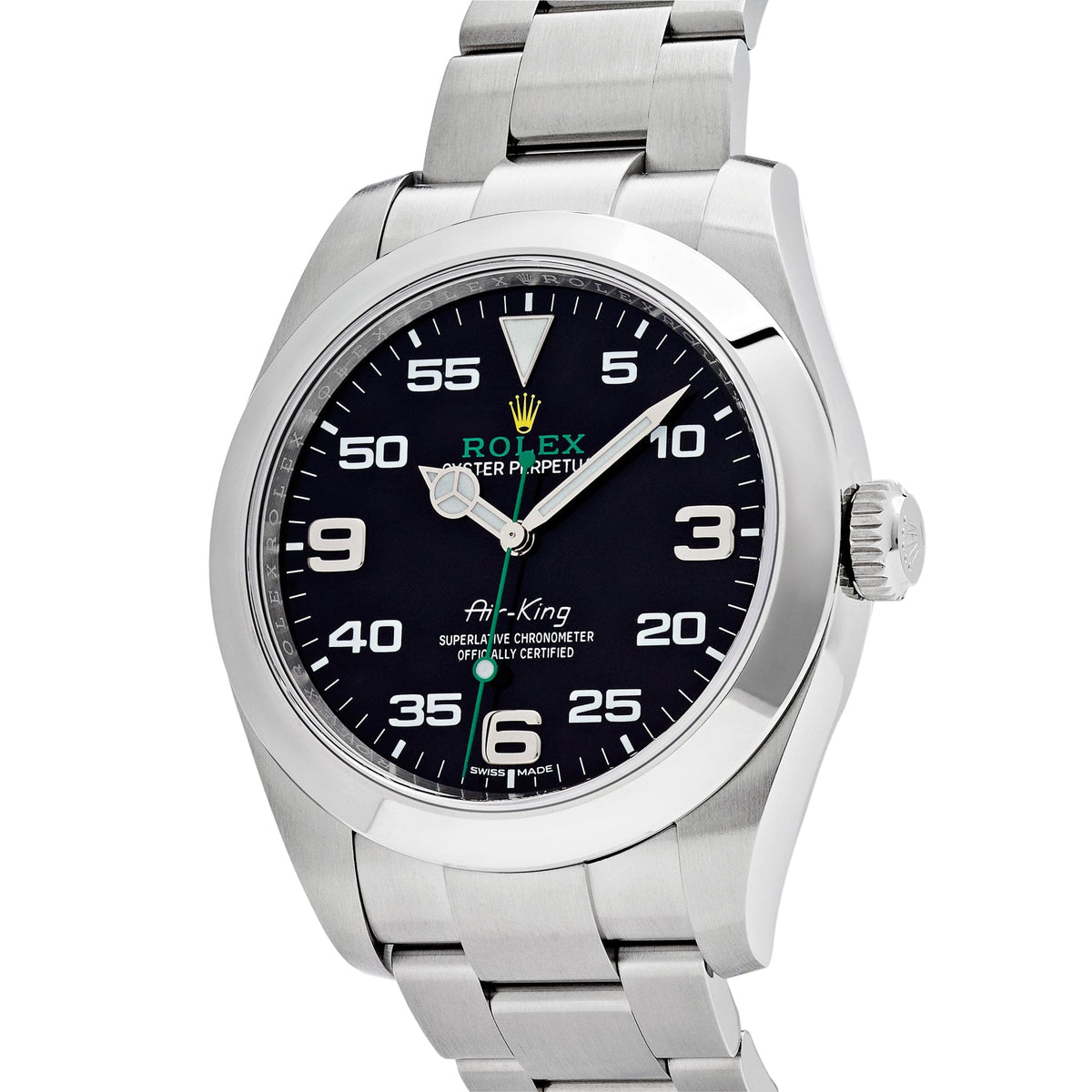 Rolex Air-King 116900 Stainless Steel Black Dial
