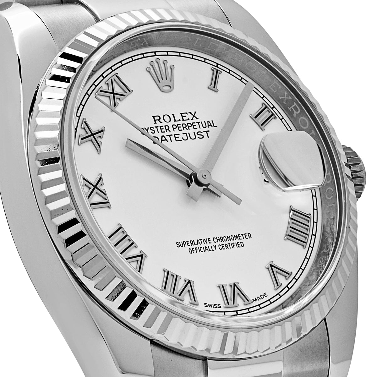 Rolex Datejust 36 116234 Stainless Steel White Roman Numerals Dial