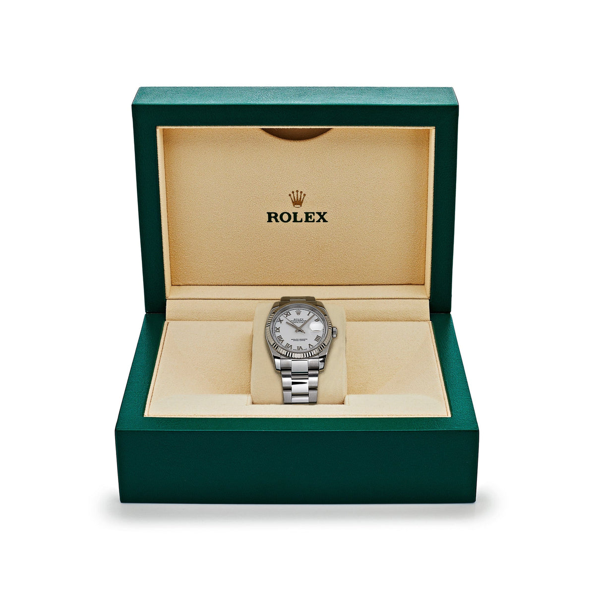 Rolex Datejust 36 116234 Stainless Steel White Roman Numerals Dial