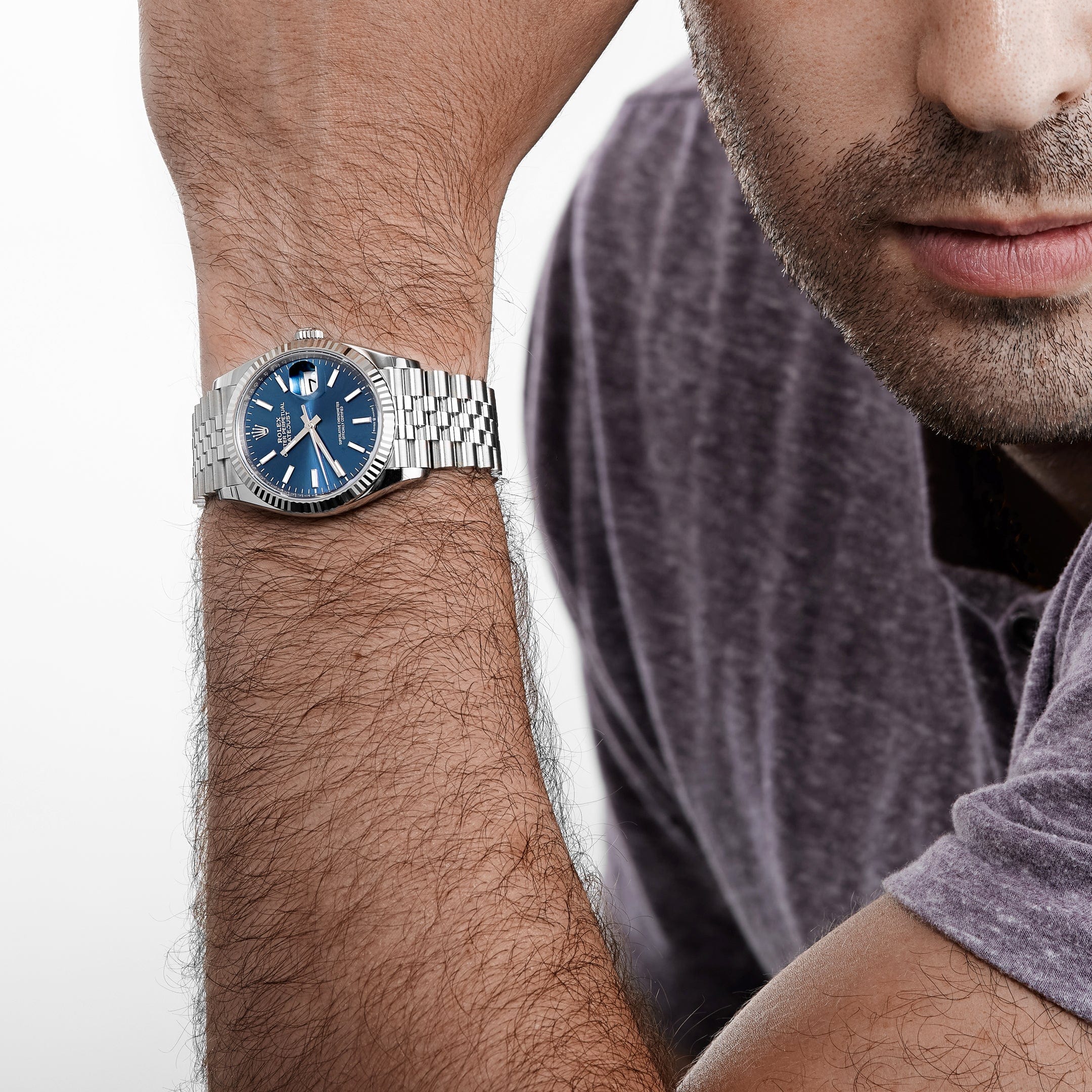 Rolex Datejust 36 126234 Stainless Steel Blue Dial Jubilee (2025)