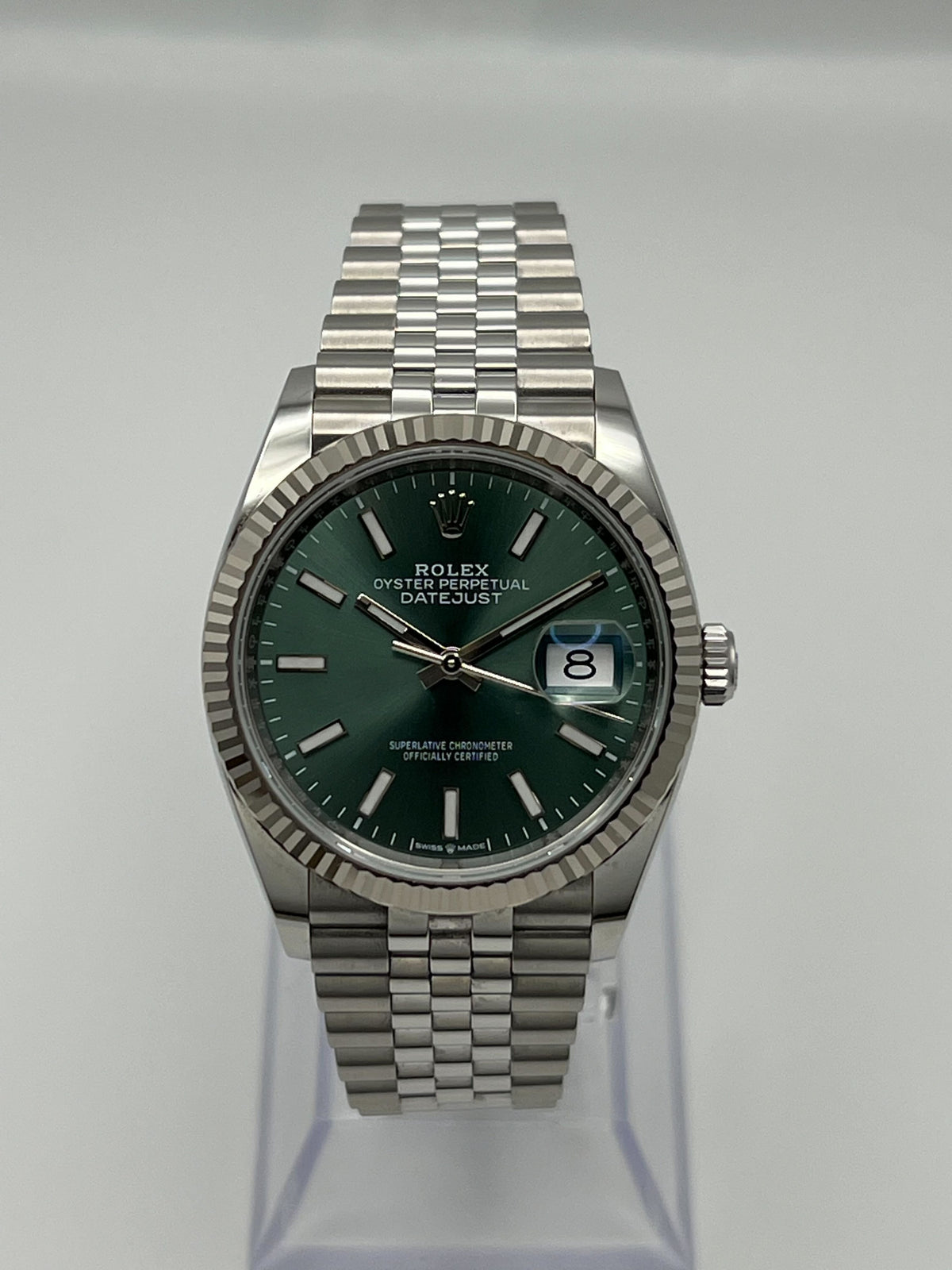 Rolex Datejust36 126234 Stainless Steel Mint Green Dial Jubilee (2024)