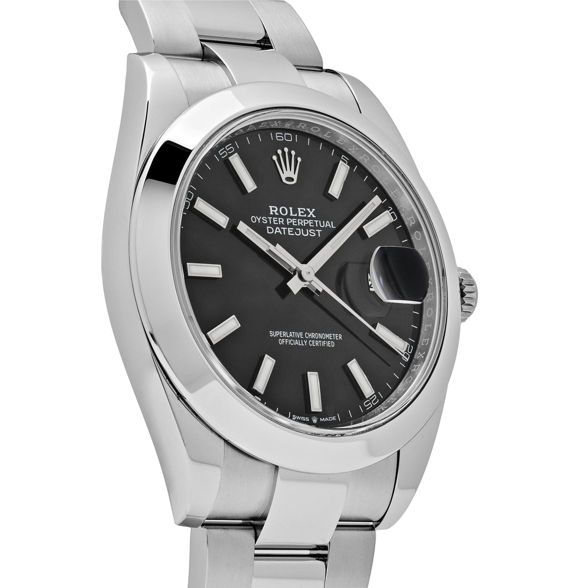 Rolex Datejust 41 126300 Stainless Steel Black Dial Oyster