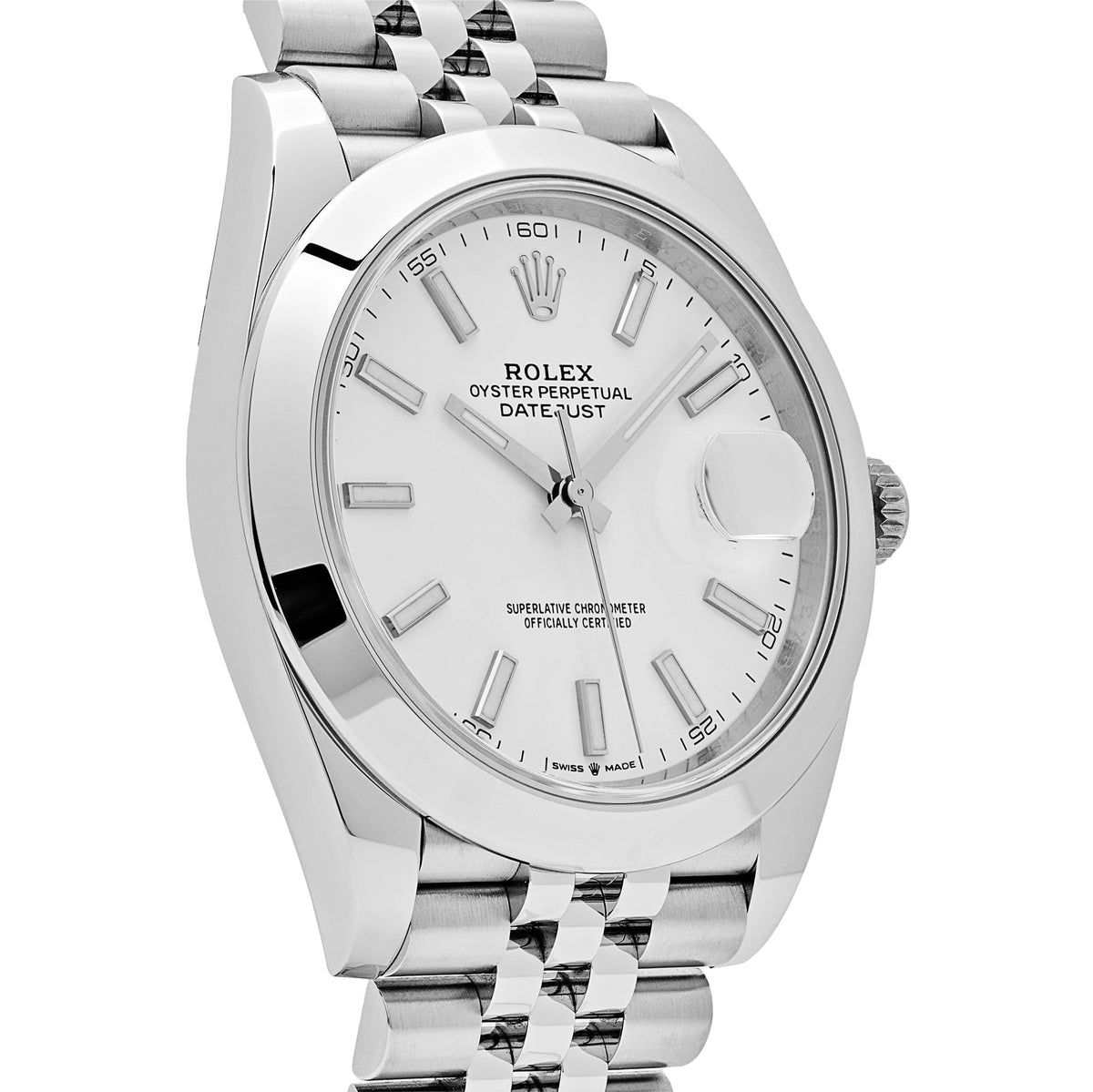 Rolex Datejust 41 126300 Stainless Steel White Dial Jubilee (2025)