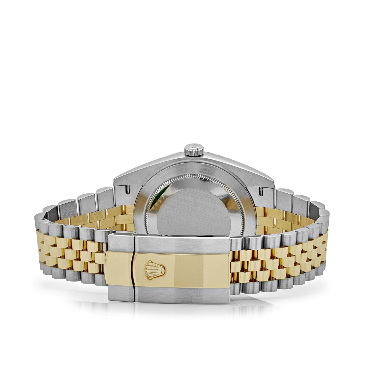 Rolex Datejust 41 126333 Wimbledon Yellow Gold Stainless Steel Slate Dial Jubilee