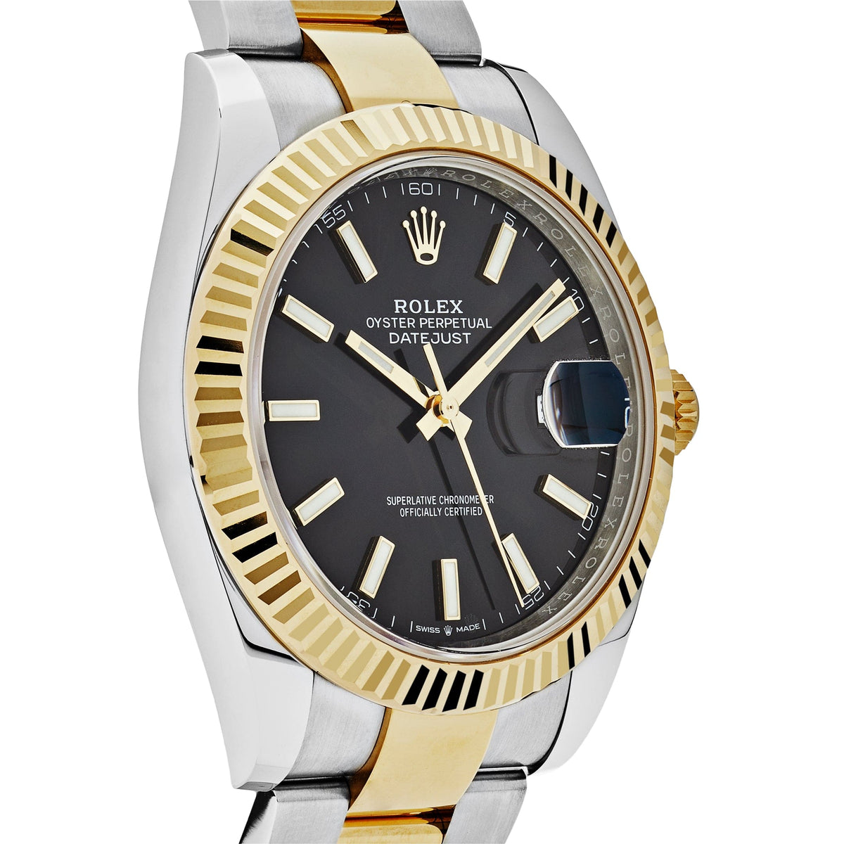 Rolex Datejust 41 126333 Yellow Gold Stainless Steel Black Dial Oyster (2026)