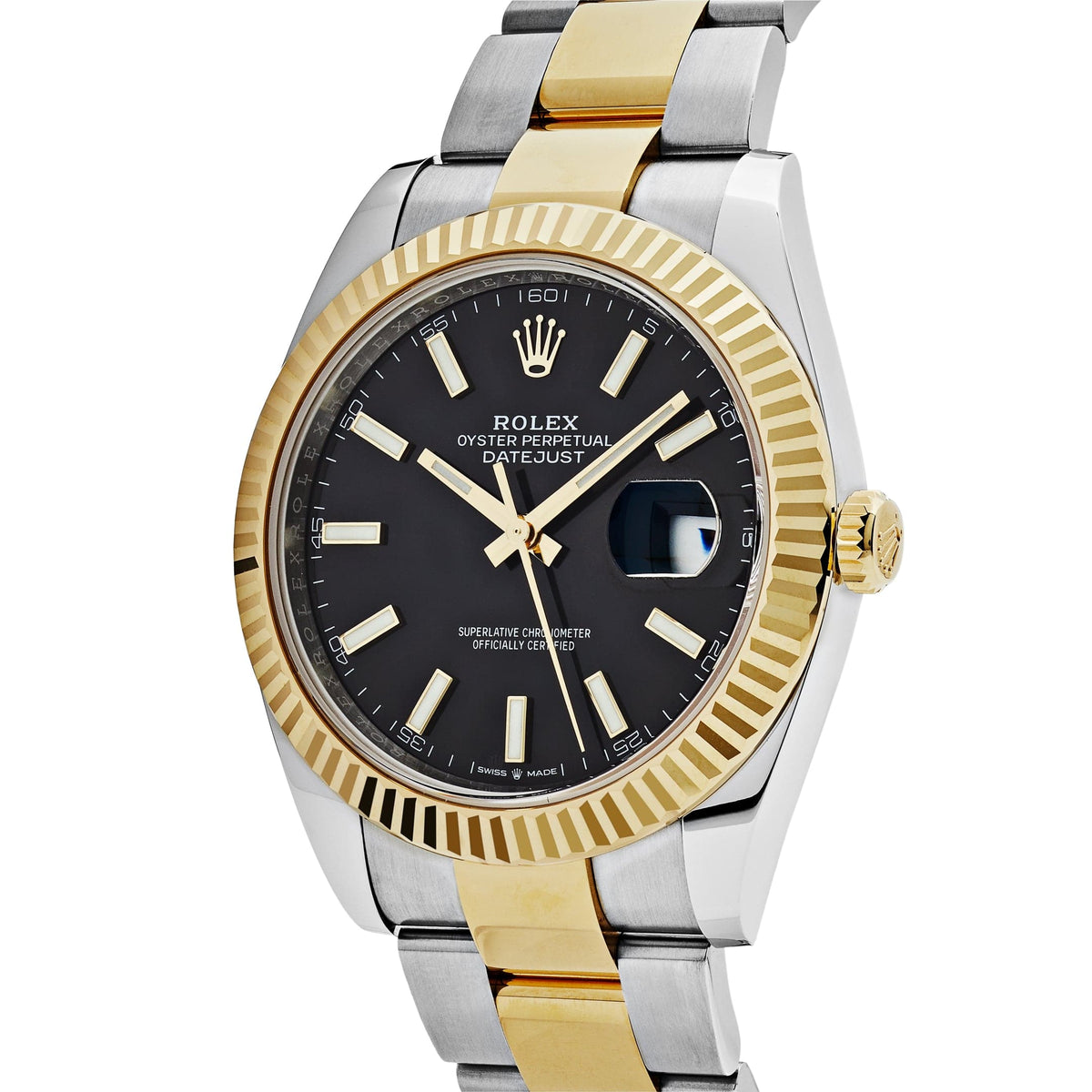 Rolex Datejust 41 126333 Yellow Gold Stainless Steel Black Dial Oyster (2026)