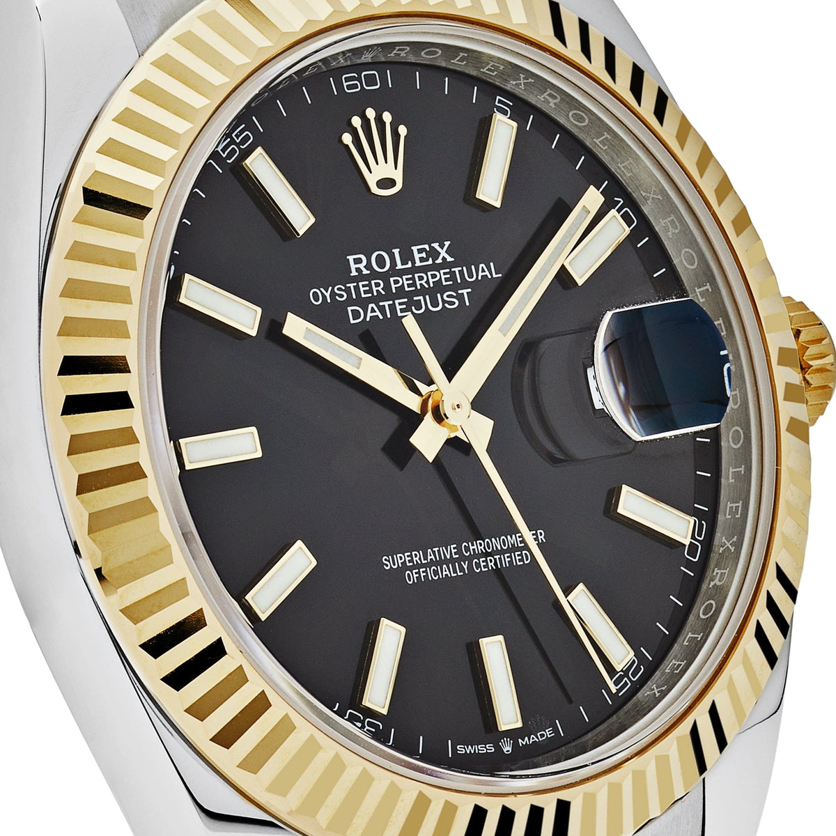 Rolex Datejust 41 126333 Yellow Gold Stainless Steel Black Dial Oyster (2026)