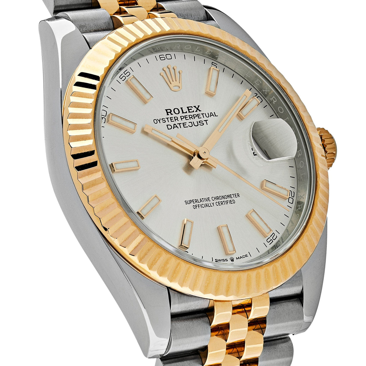 Rolex Datejust 41 126333 Yellow Gold Stainless Steel Silver Dial (2025)