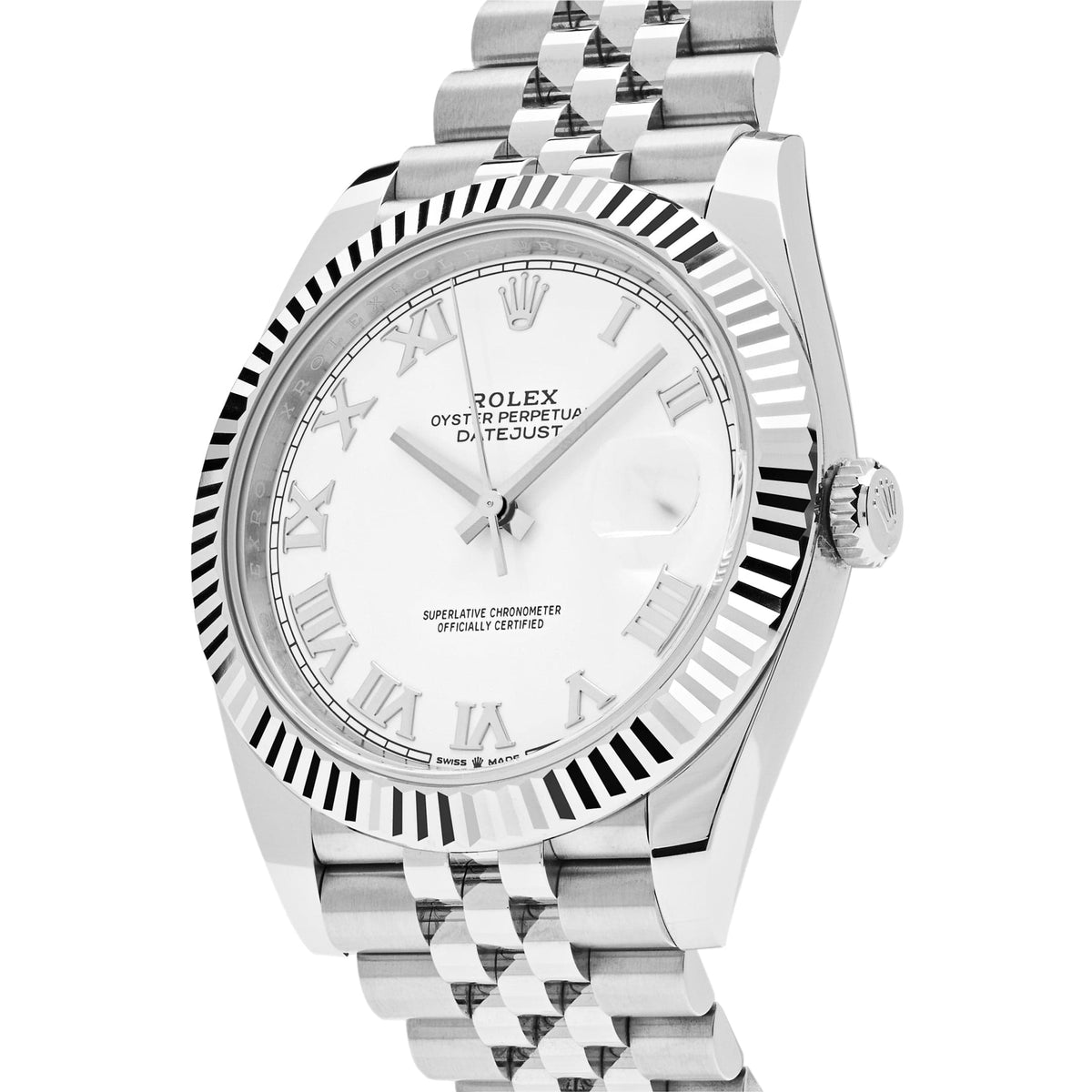 Rolex Datejust 41 126334 Stainless Steel White Dial Jubilee