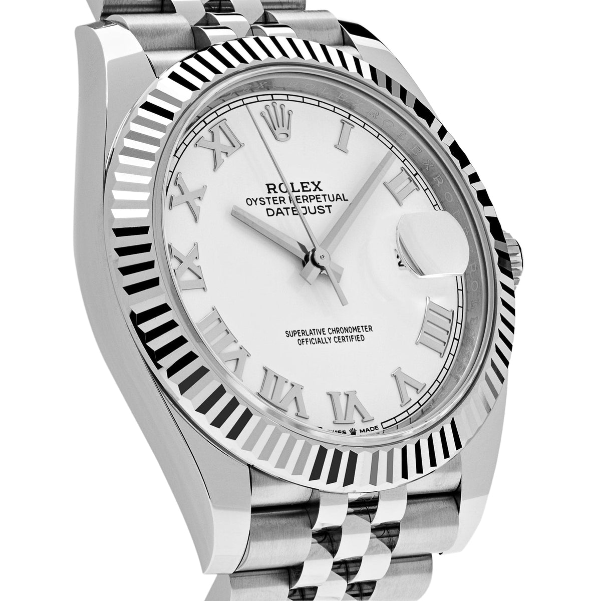 Rolex Datejust 41 126334 Stainless Steel White Dial Jubilee