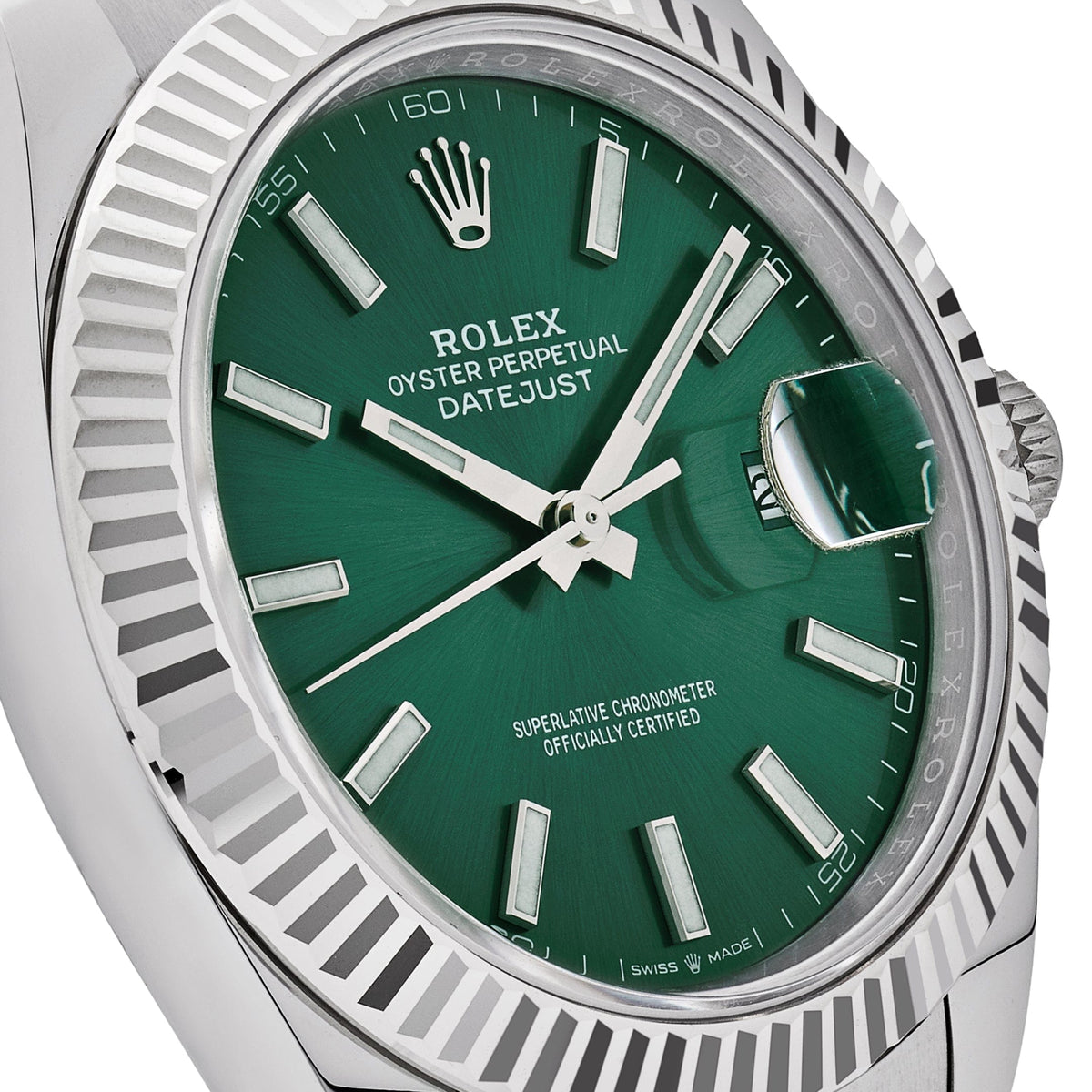Rolex Datejust 41 126334 Stainless Steel Mint Green Dial Oyster (2026)