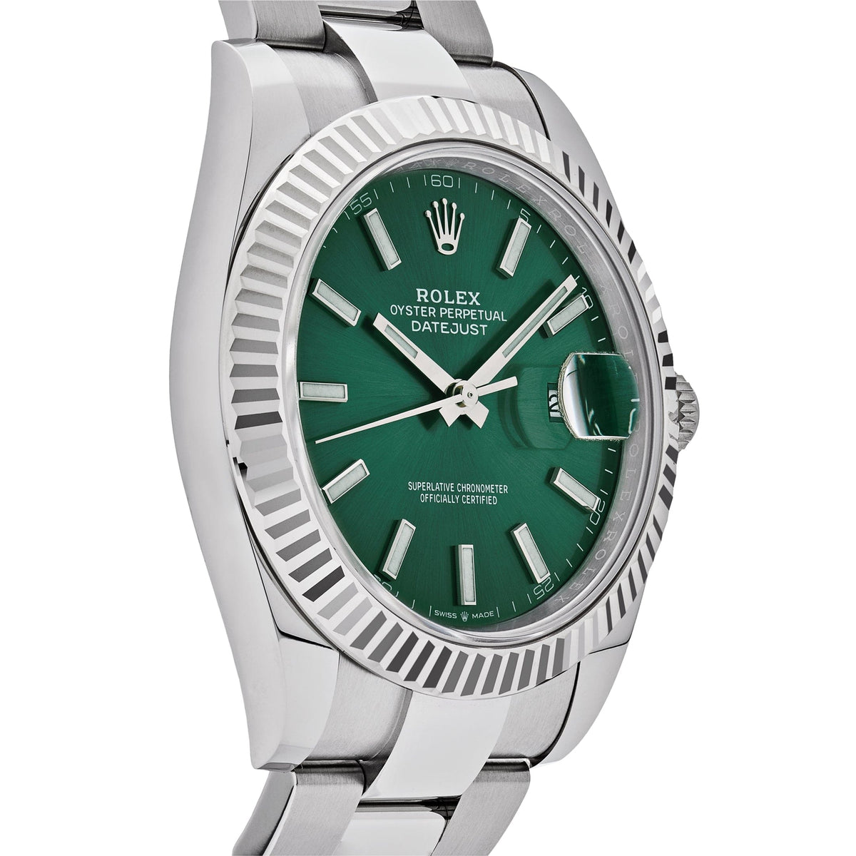 Rolex Datejust 41 126334 Stainless Steel Mint Green Dial Oyster (2026)