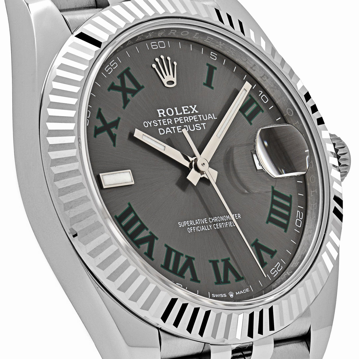 Rolex Datejust 41 126334 'Wimbledon' Stainless Steel Slate Dial Jubilee (2026)