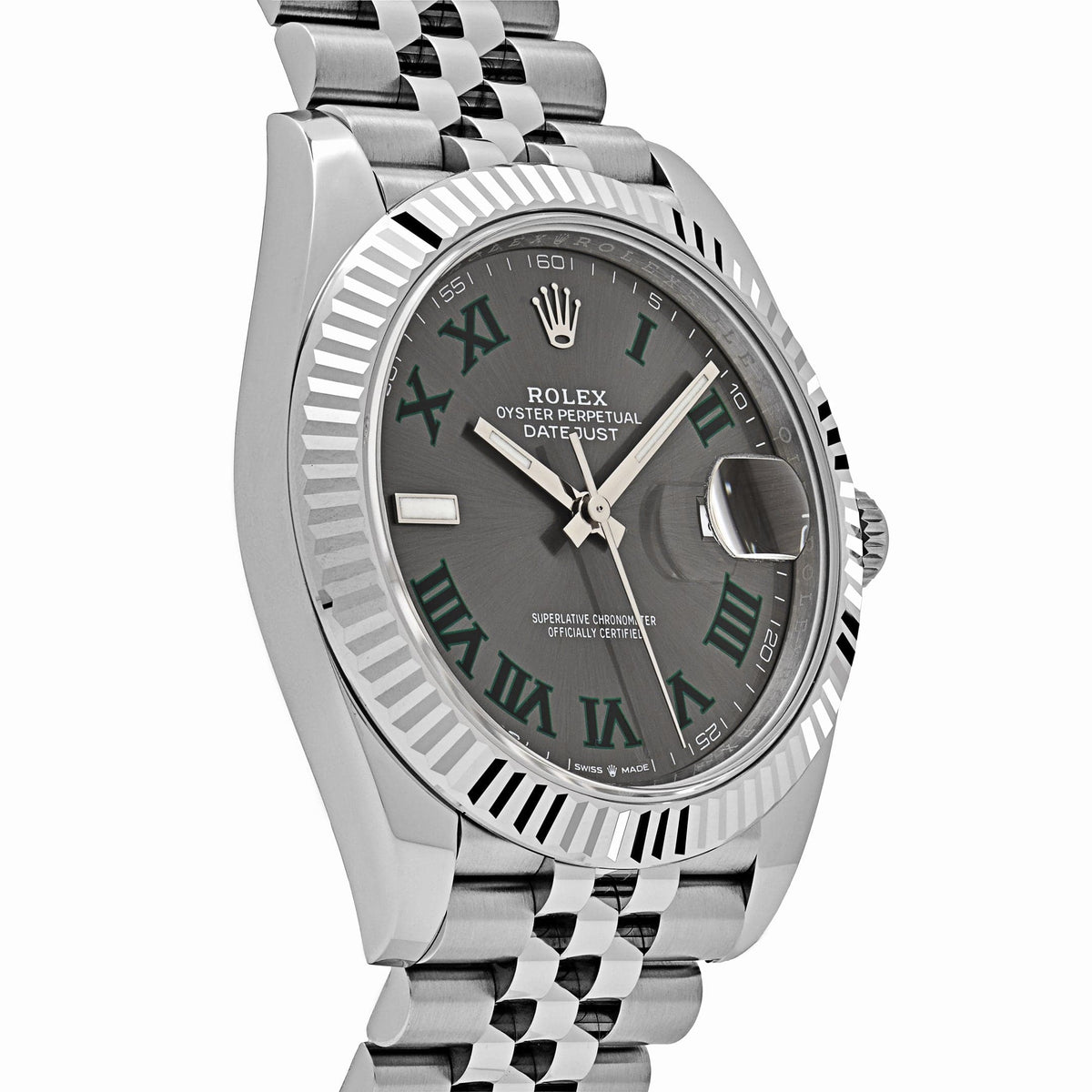 Rolex Datejust 41 126334 'Wimbledon' Stainless Steel Slate Dial Jubilee (2026)