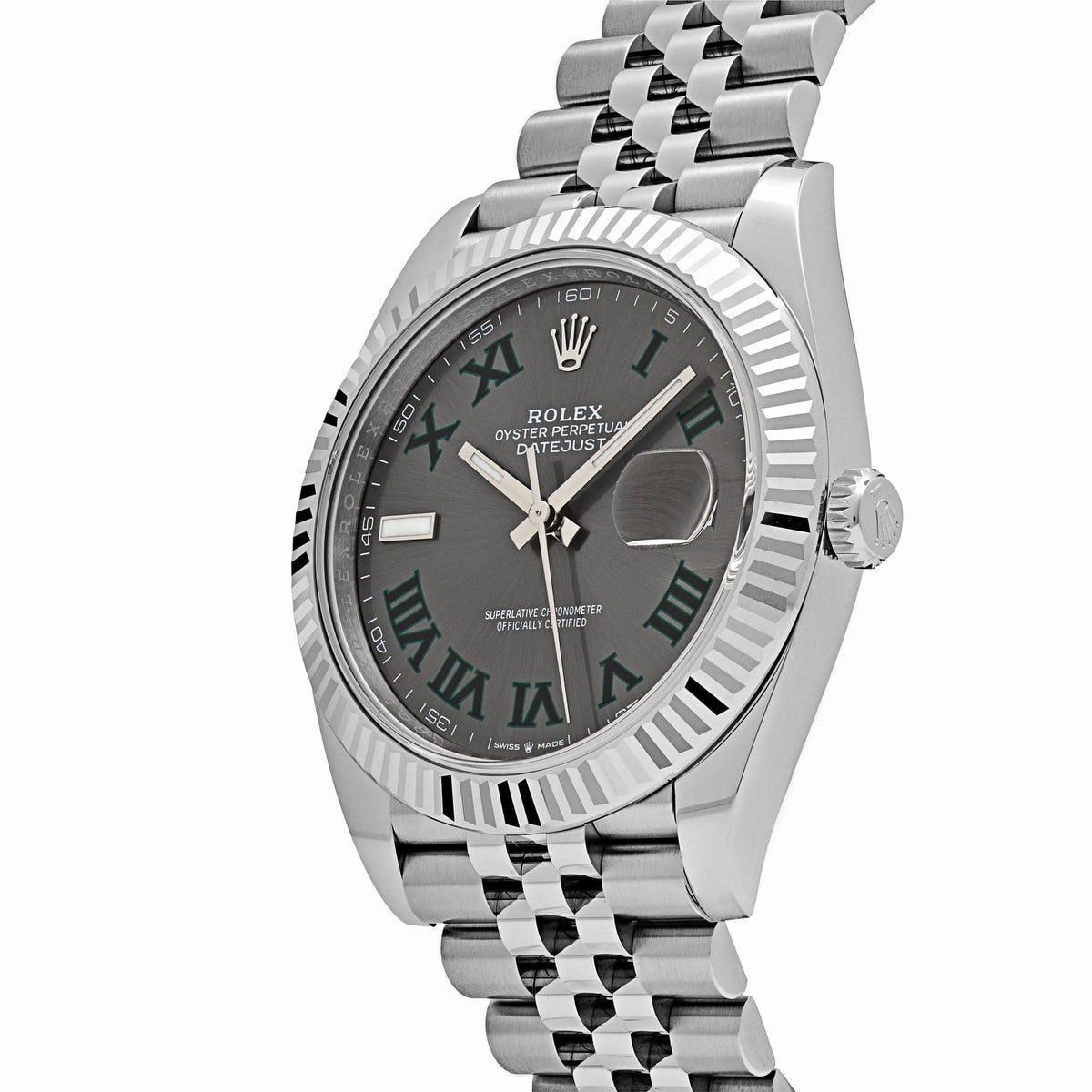Rolex Datejust 41 126334 'Wimbledon' Stainless Steel Slate Dial Jubilee (2026)