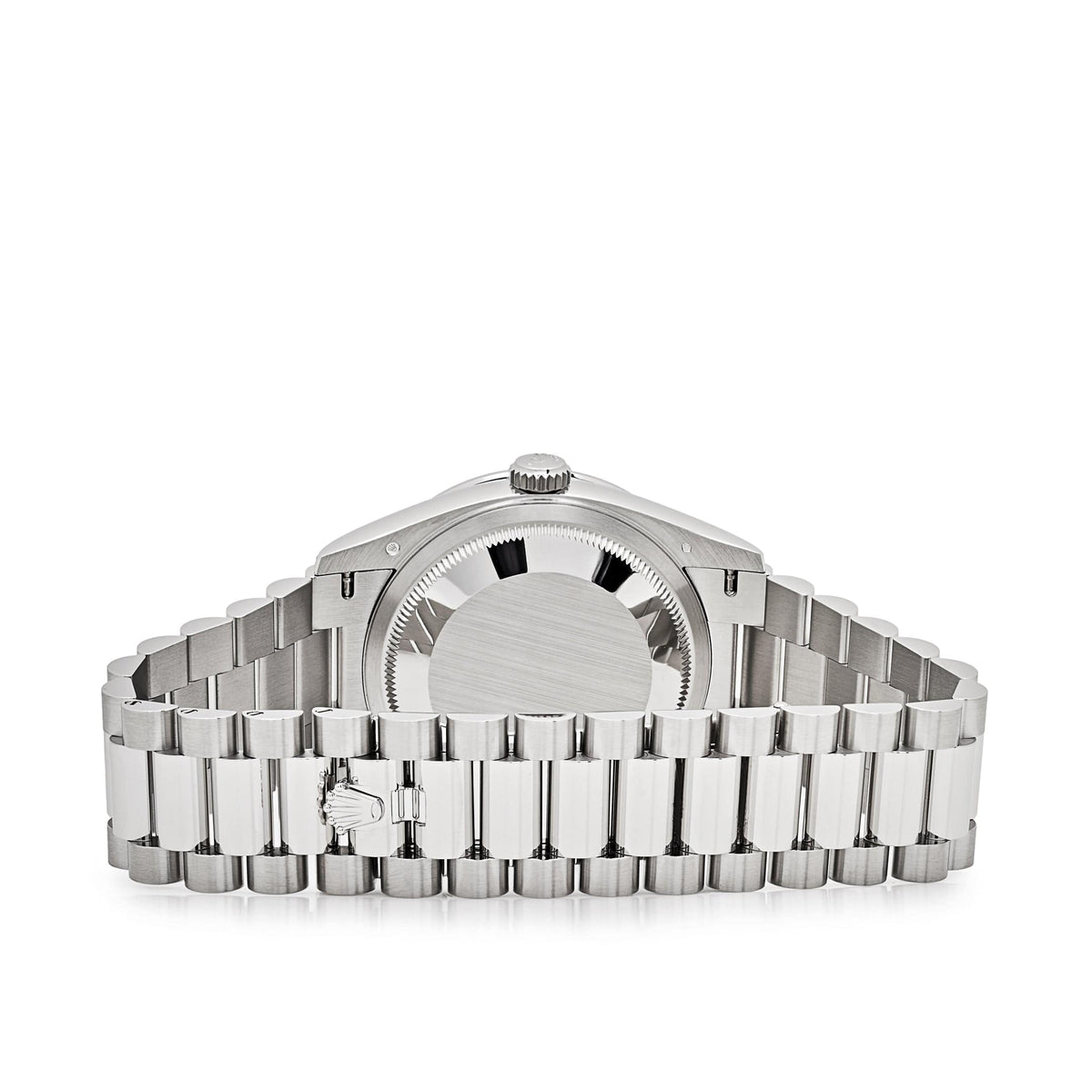 Rolex Day-Date 36 128396TBR Platinum Ice Blue Dial Diamond Bezel (2024)
