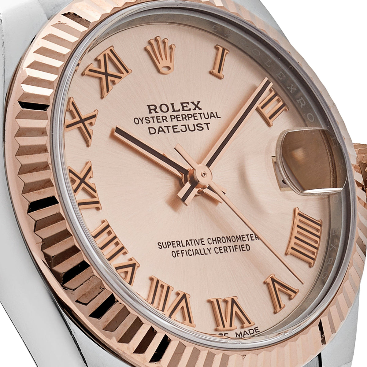 Rolex Datejust 31 178271 'Ladies' Rose Gold Stainless Steel Sundust Dial