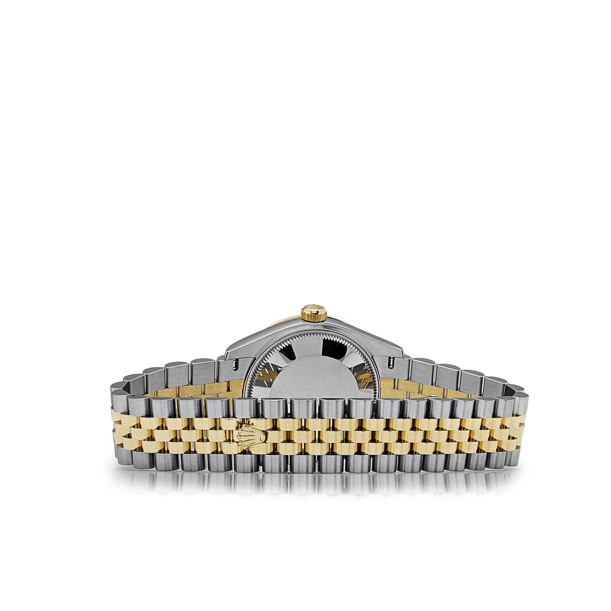 Rolex Datejust 31 278383RBR 'Ladies' Two-Toned Yellow Gold Stainless Steel Green Flower Dial