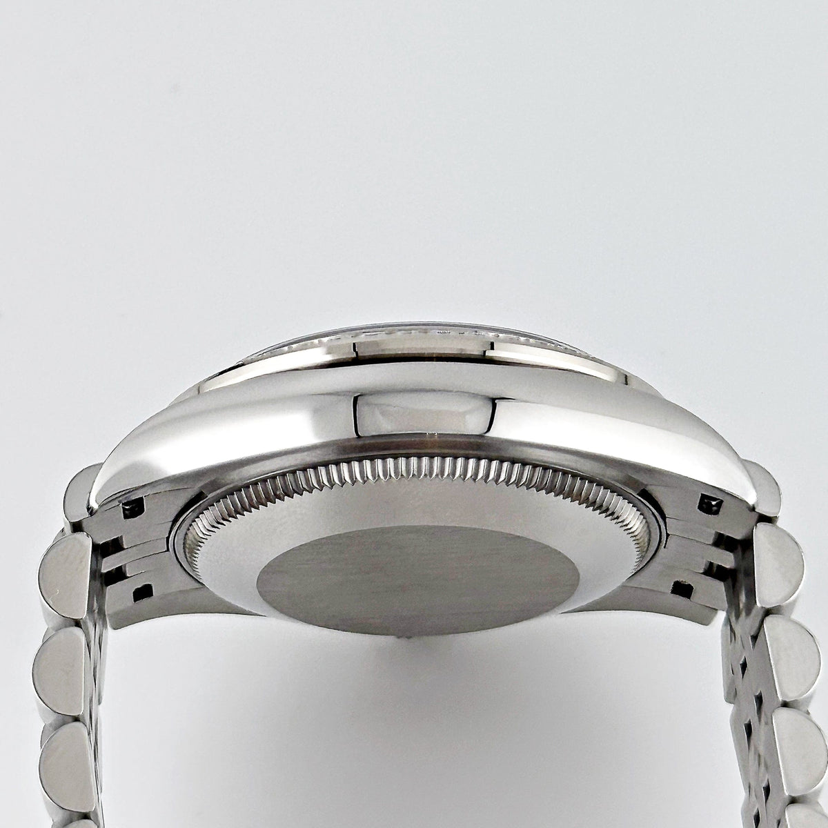 Rolex Datejust 31 278384RBR 'Ladies' Stainless Steel Diamond Bezel Violet Roman Dial Jubilee