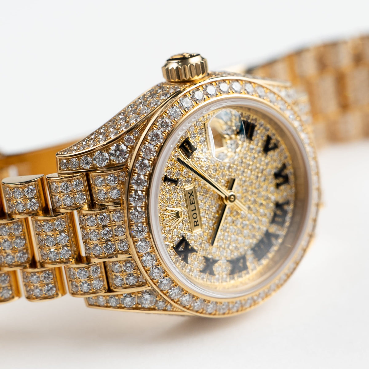 Rolex Datejust 28 279458RBR 'Ladies' Yelow Gold Diamond-Set (2021)
