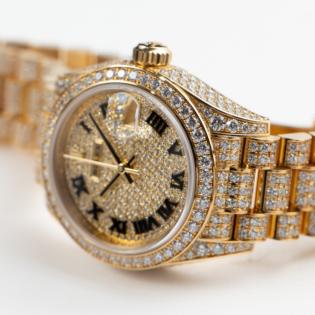 Rolex Datejust 28 279458RBR 'Ladies' Yelow Gold Diamond-Set (2021)