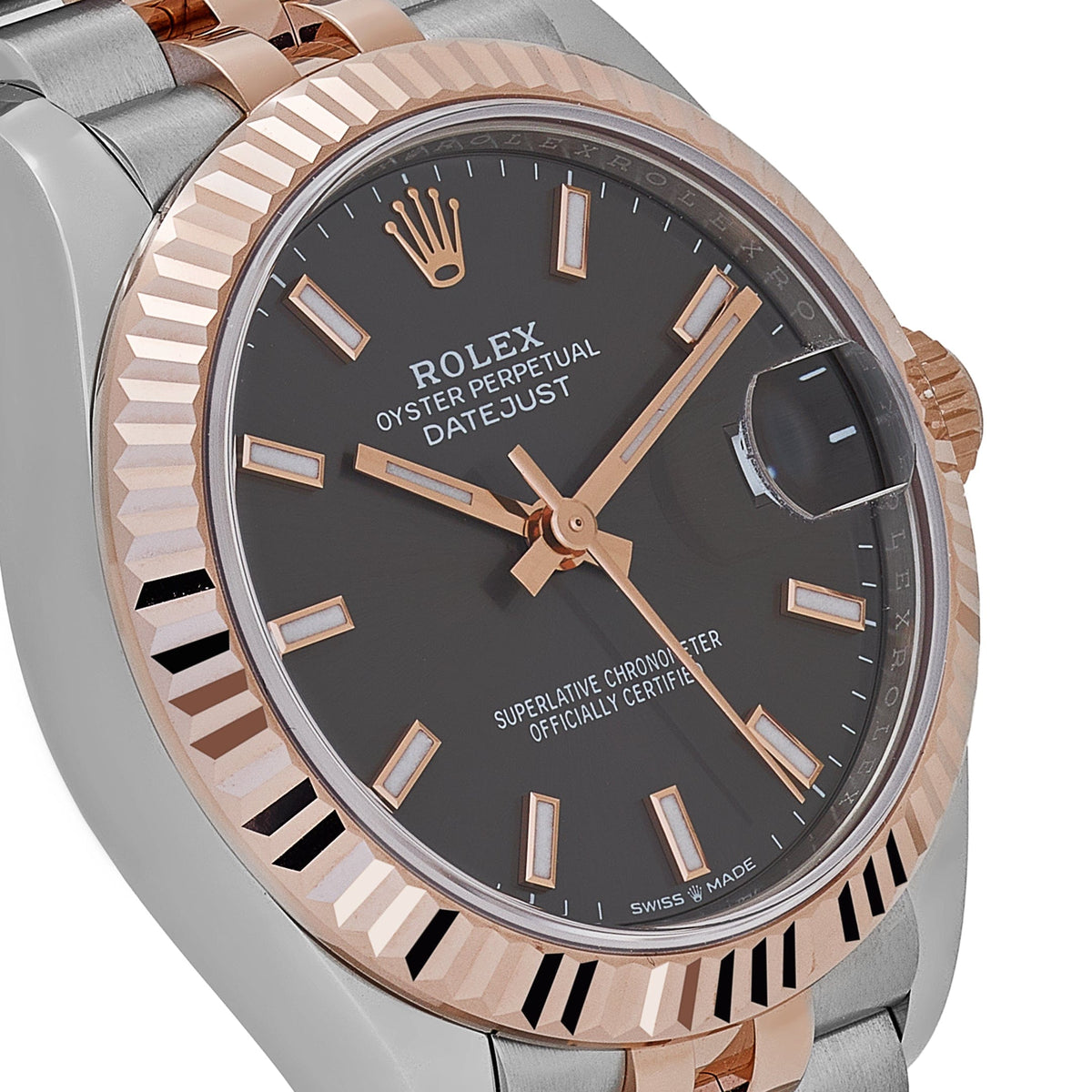 Rolex Datejust 31 278271 'Ladies' Stainless Steel Rose Gold Slate Dial (2025)