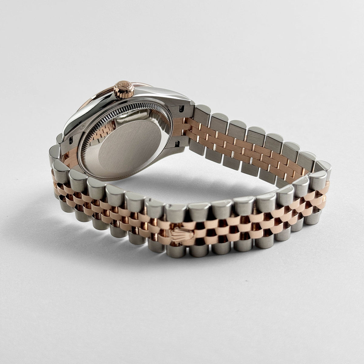 Rolex Datejust 31 278381RBR 'Ladies' Stainless Steel Rose Gold Brown Roman Numerals Diamond Dial Diamond Bezel Jubilee (2025)
