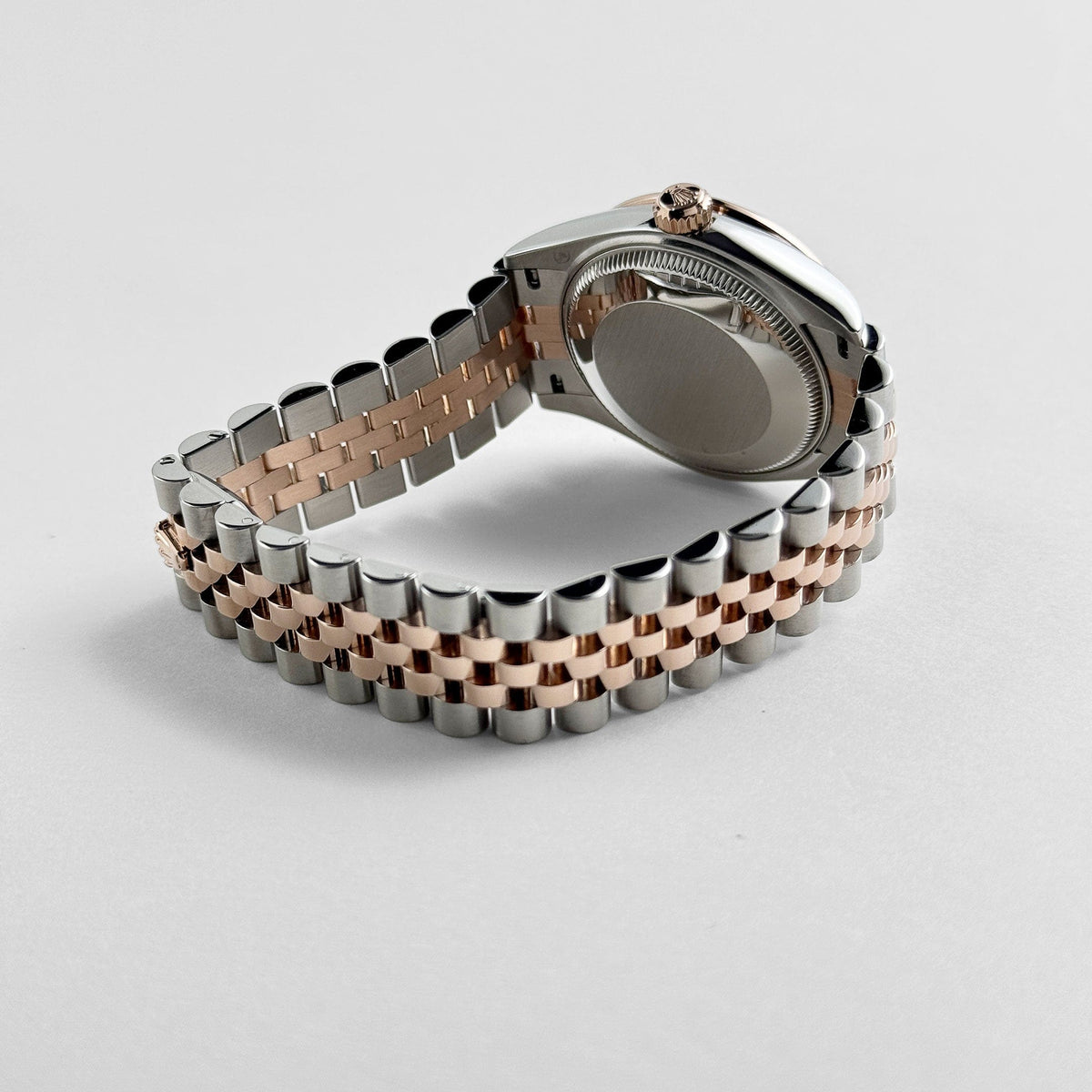Rolex Datejust 31 278381RBR 'Ladies' Stainless Steel Rose Gold Brown Roman Numerals Diamond Dial Diamond Bezel Jubilee (2025)