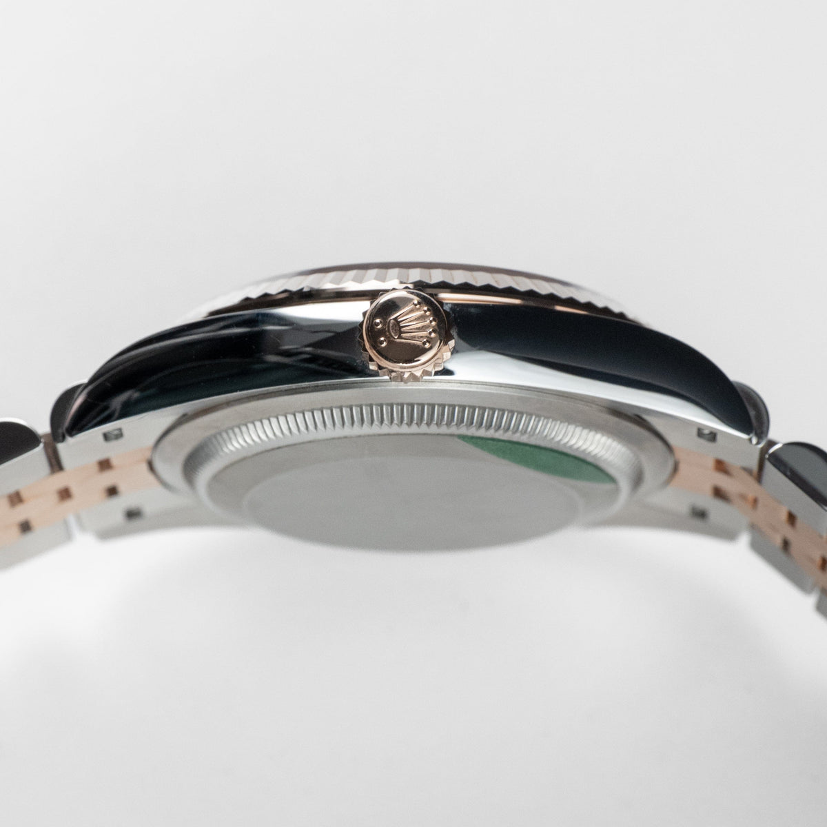 Rolex Datejust 36 126231 Rose Gold Stainless Steel Slate Motif Diamond Dial (2023)
