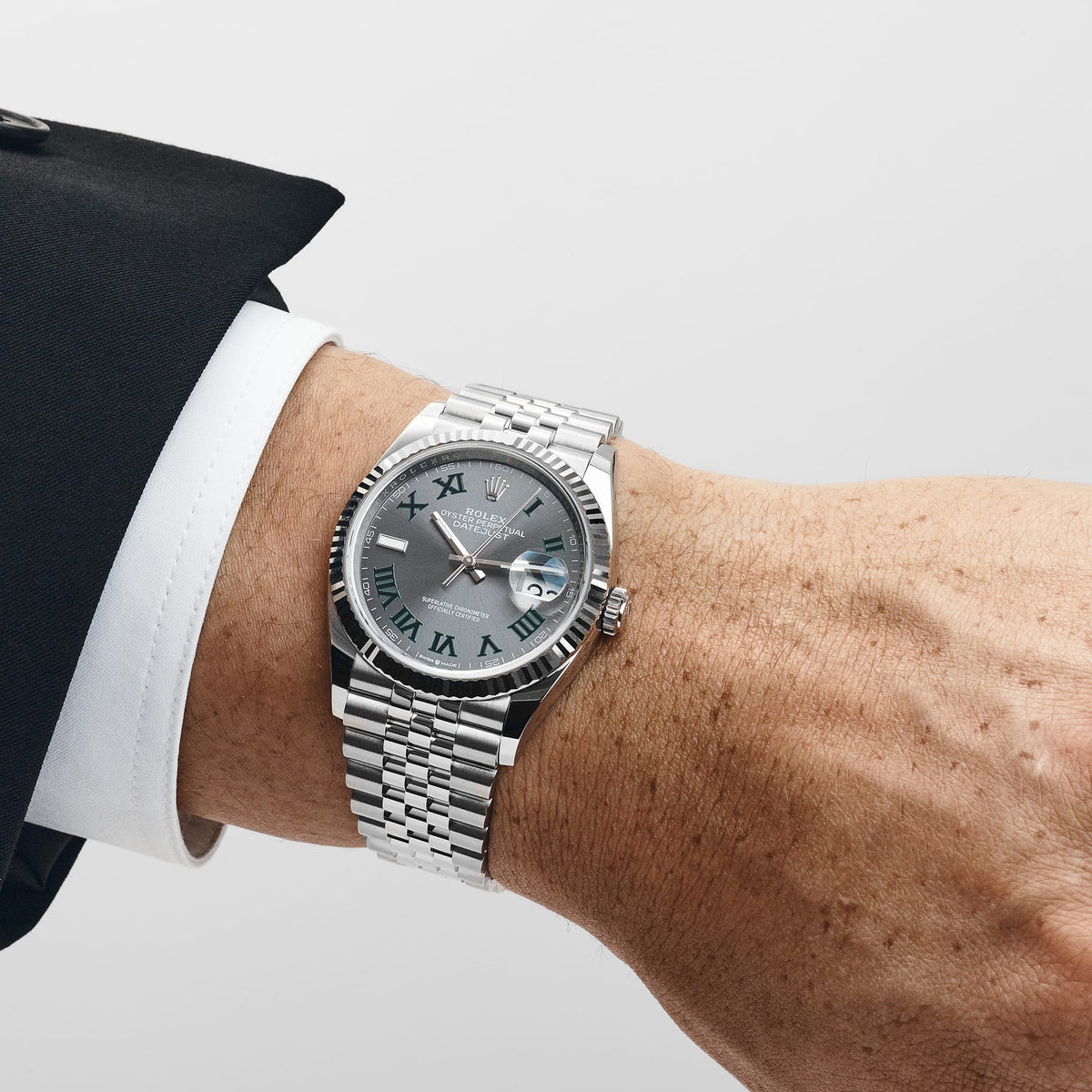 Rolex Datejust 36 126234 Stainless Steel Slate 'Wimbledon' Dial Jubilee (2026)