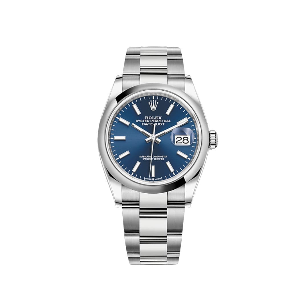 Rolex Datejust 36 126200 Stainless Steel Blue Dial Oyster