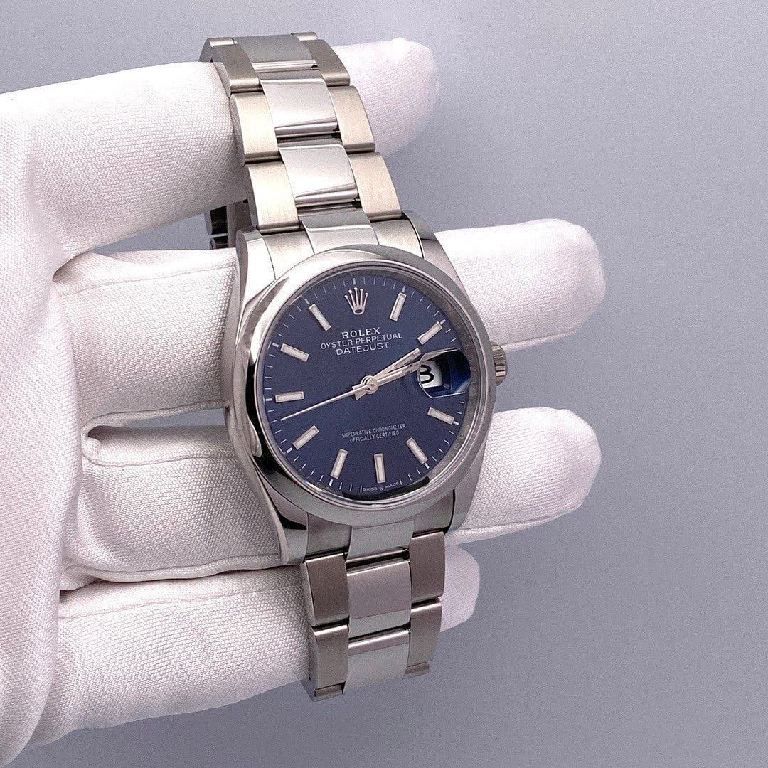 Rolex Datejust 36 126200 Stainless Steel Blue Dial Oyster