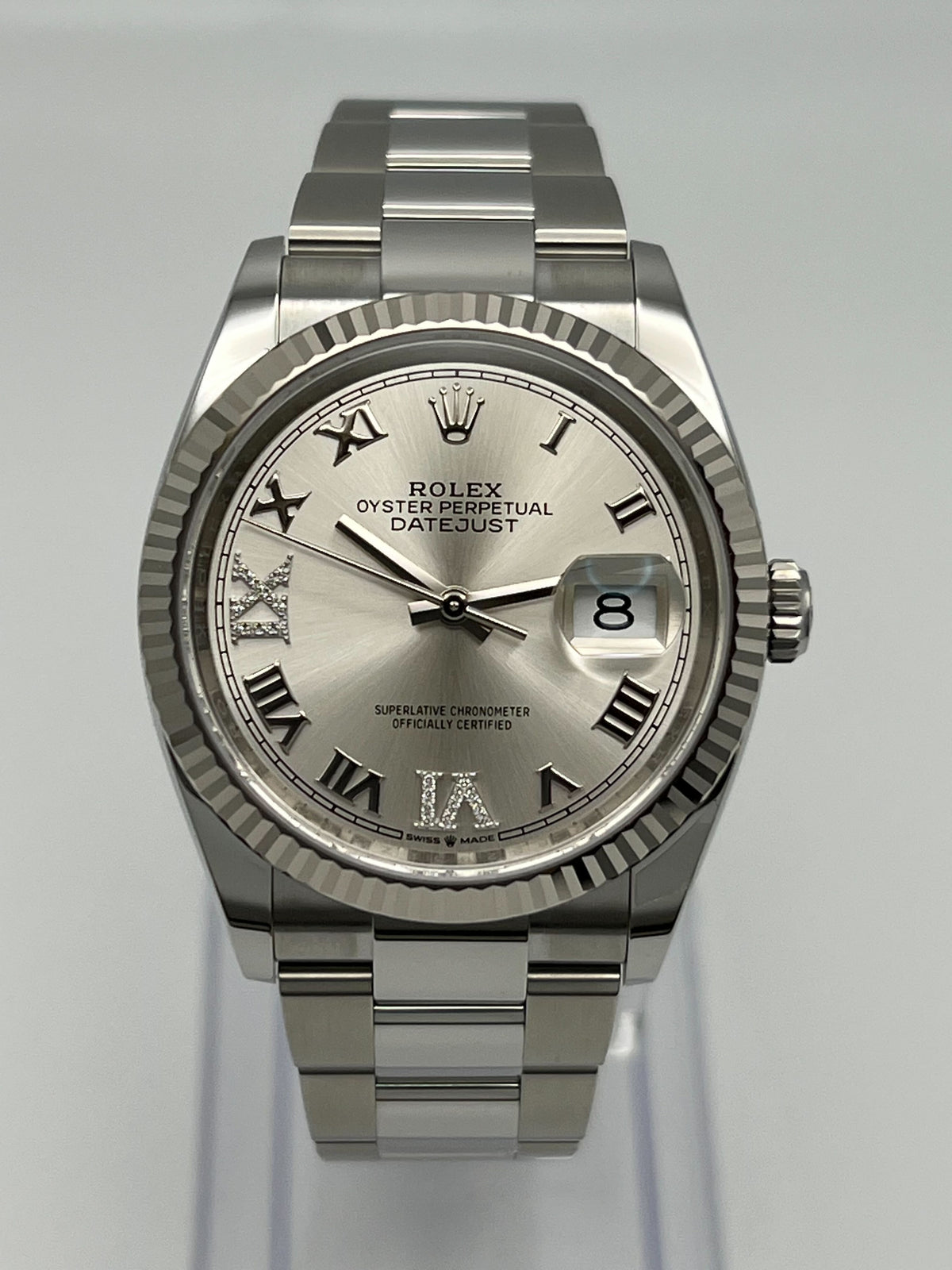 Rolex Datejust 36 126234 Stainless Steel Silver Dial Oyster