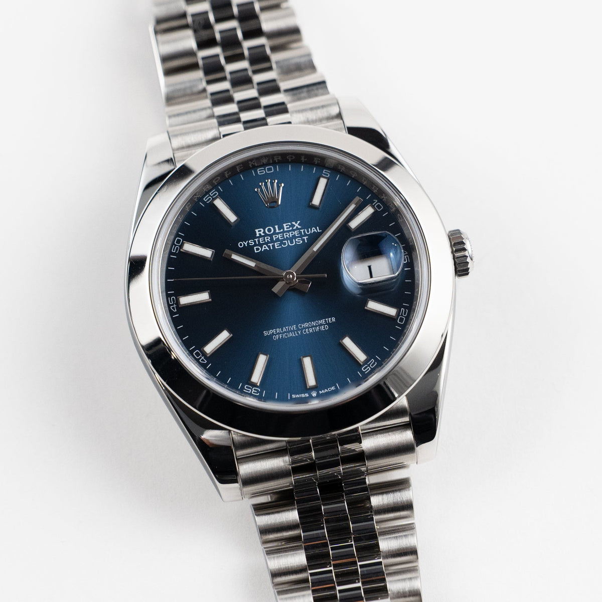 Rolex Datejust 41 126300 Stainless Steel Blue Dial Jubilee (2025)