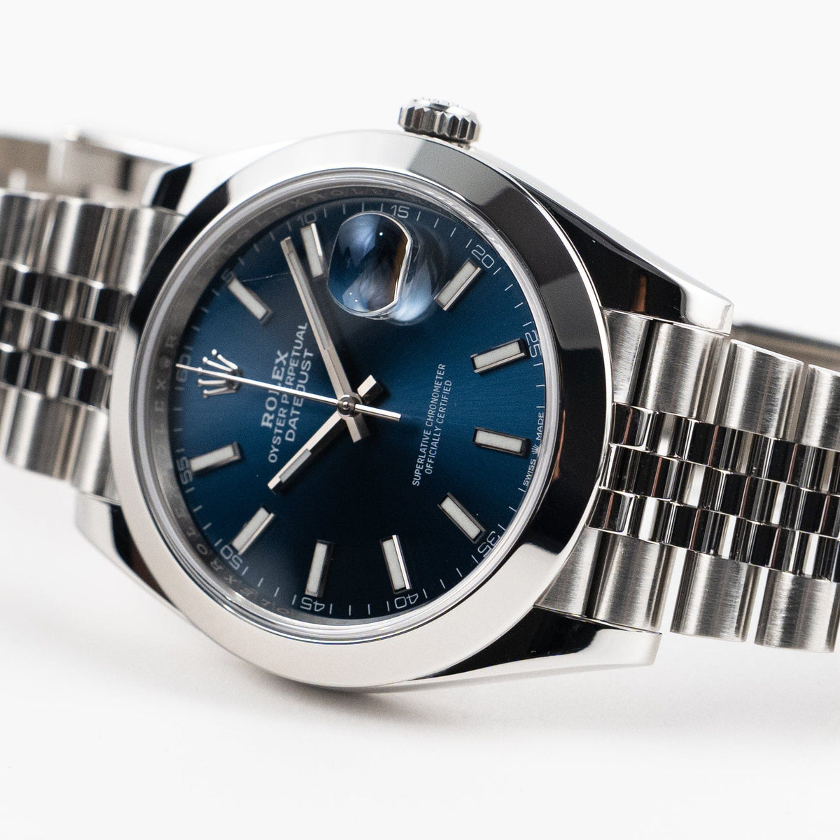 Rolex Datejust 41 126300 Stainless Steel Blue Dial Jubilee (2025)