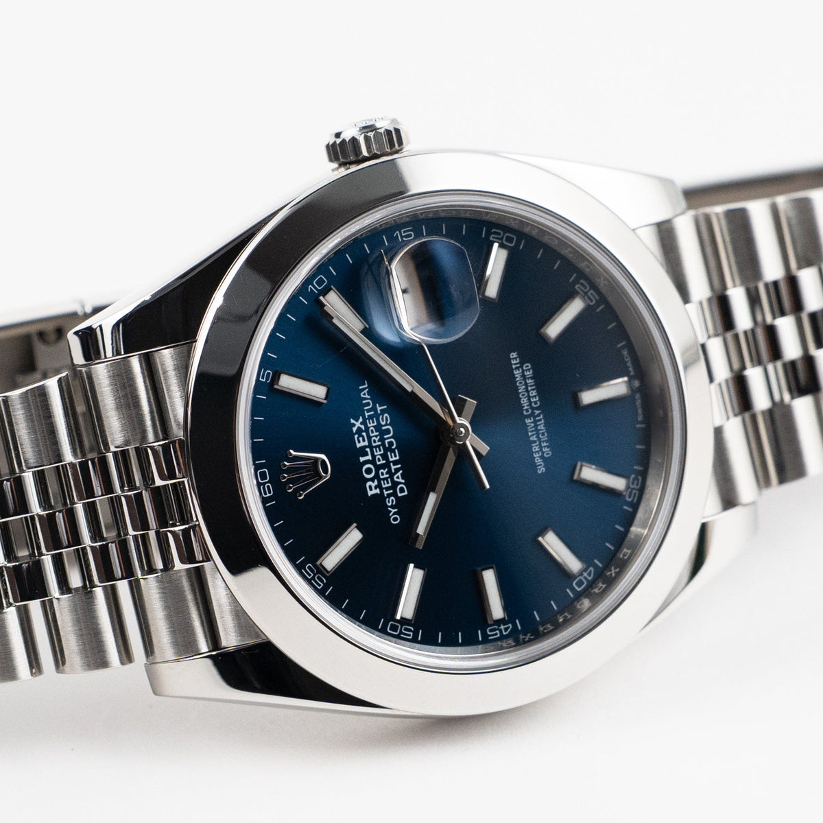 Rolex Datejust 41 126300 Stainless Steel Blue Dial Jubilee (2025)