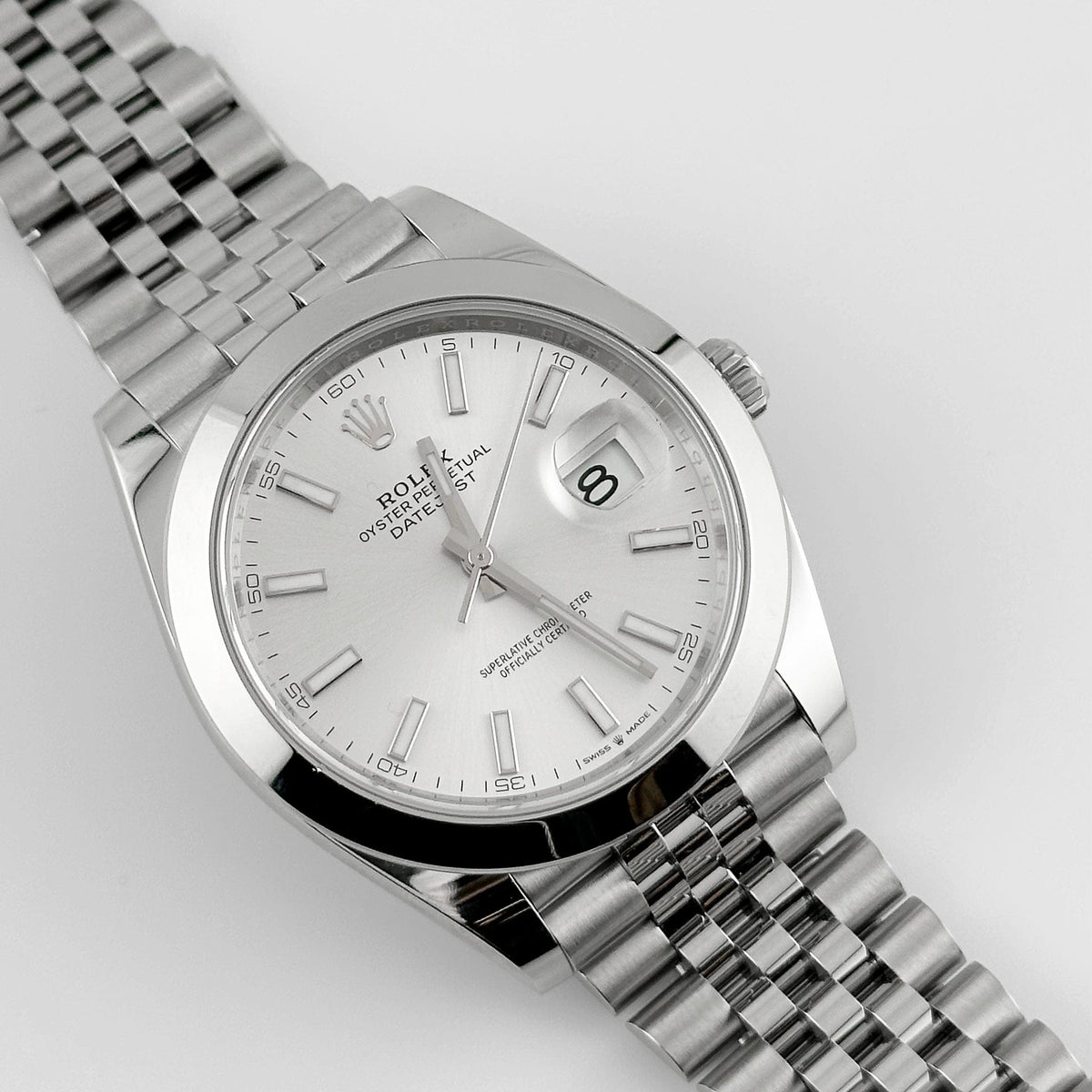 Rolex Datejust 41 126300 Stainless Steel Silver Dial Jubilee (2025)