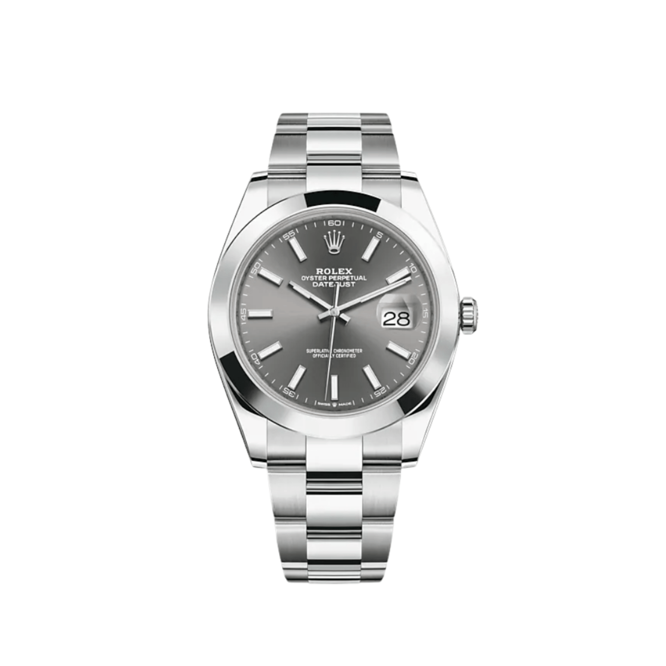 Rolex Datejust 41 126300 Stainless Steel Slate Dial Oyster (2019)