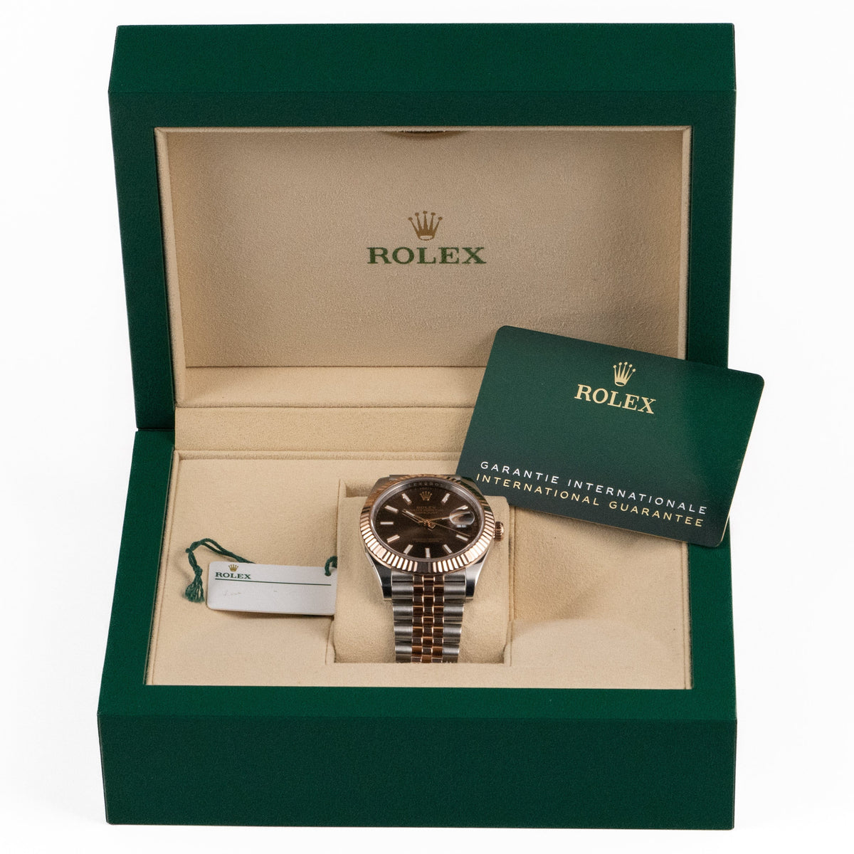 Rolex Datejust 41 126331 Stainless Steel Rose Gold Chocolate Dial Jubilee (2023)