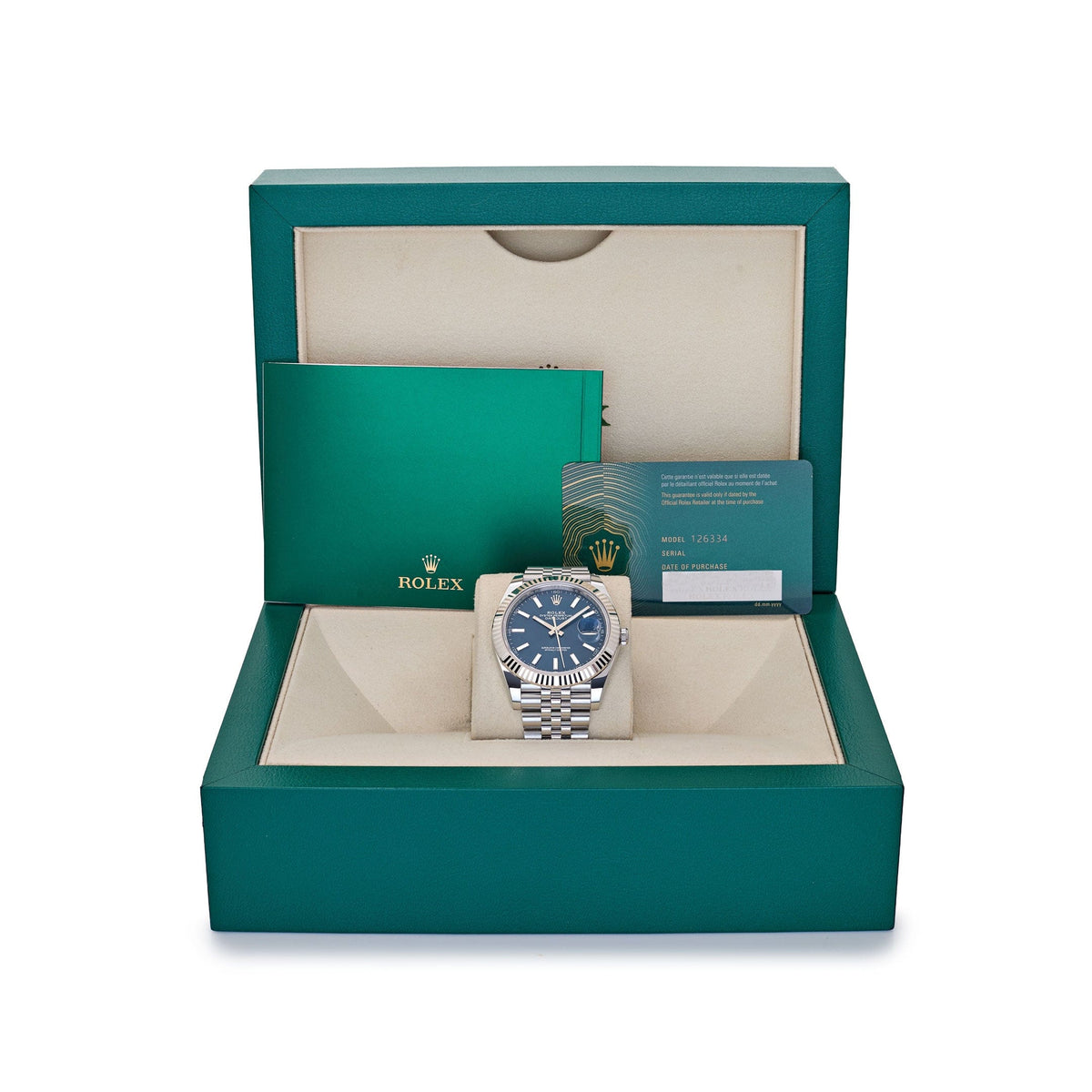 Rolex Datejust 41 126334 Stainless Steel Blue Dial Jubilee (2025)