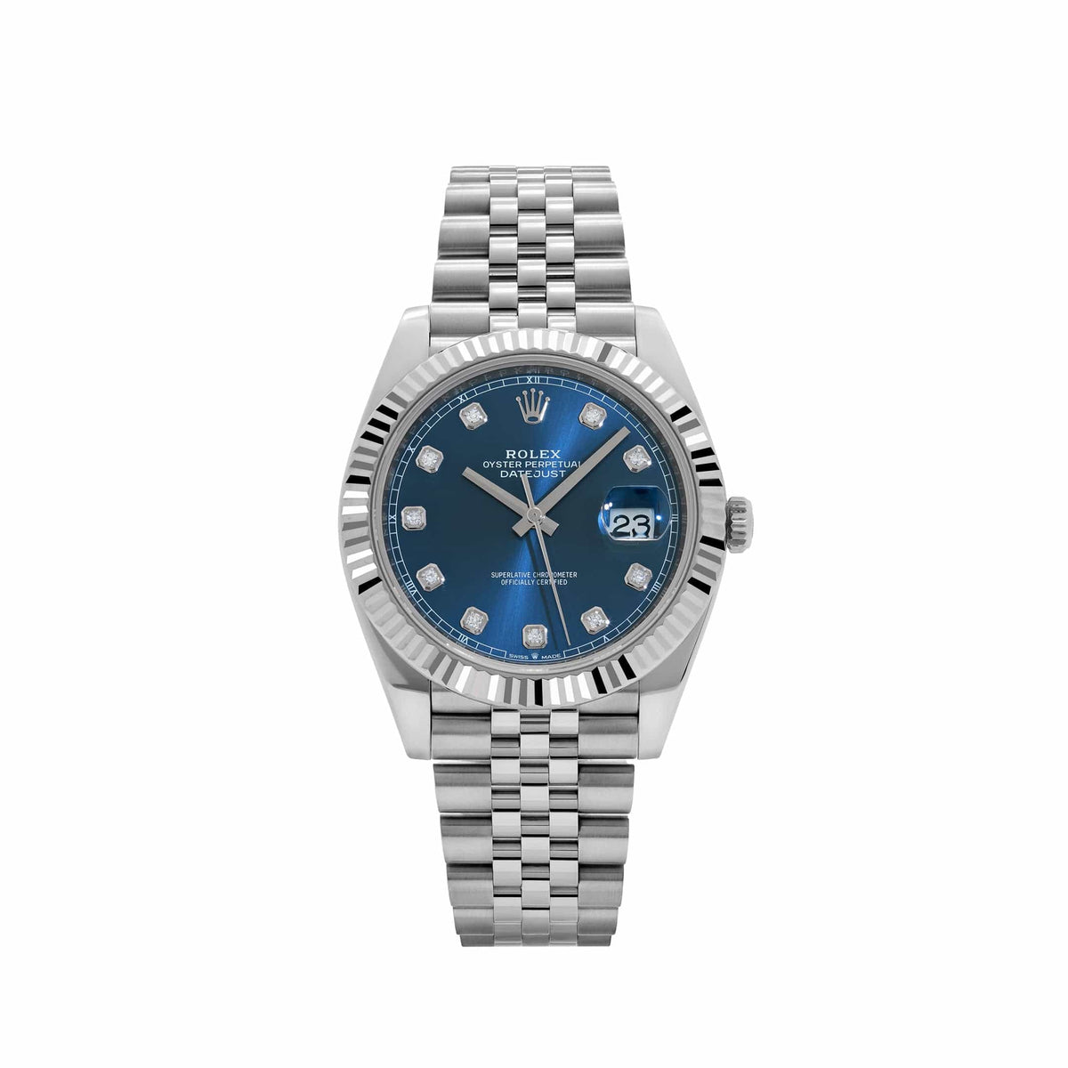Rolex Datejust 41 126334 Stainless Steel Blue Diamond Dial Jubilee (2026)
