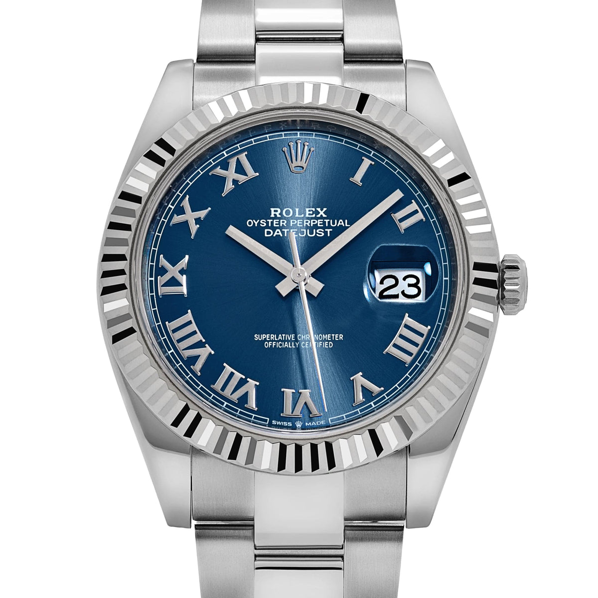 Rolex Datejust 41 126334 Stainless Steel Blue Roman Numerals Dial Oyster (2025)