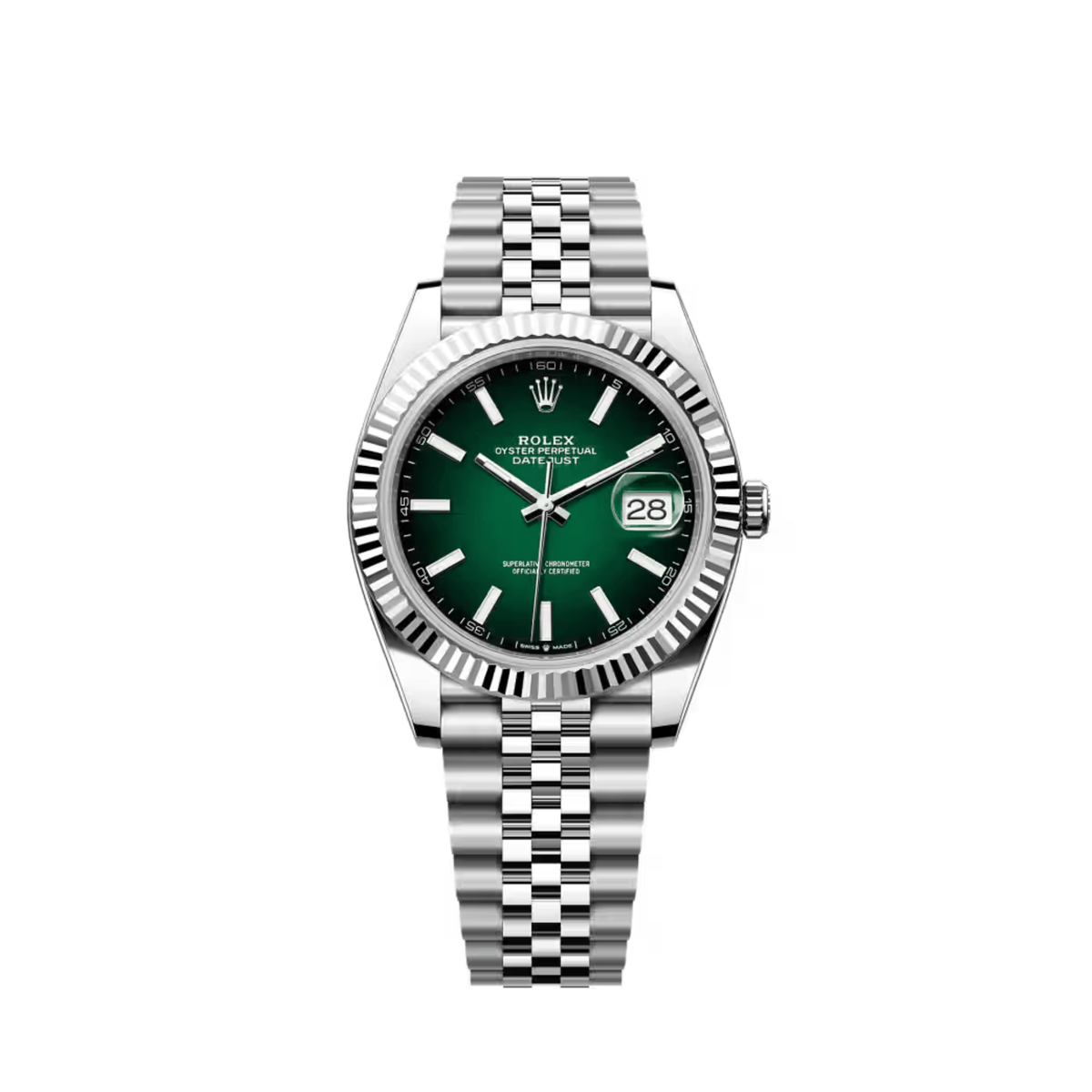 Rolex Datejust 41 126334 Stainless Steel Green Ombre Dial Jubilee (2026)