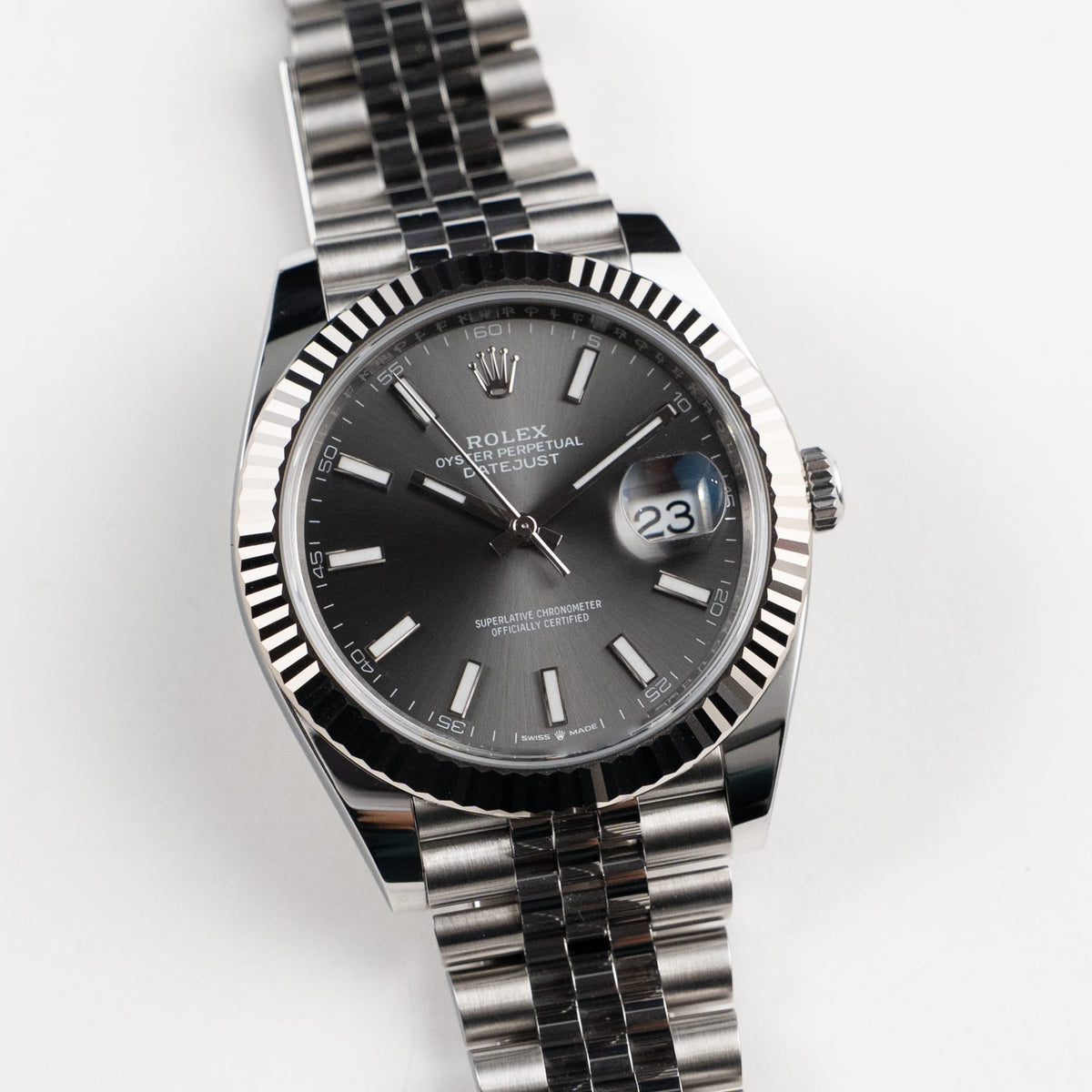 Rolex Datejust 41 126334 Stainless Steel Slate Dial Jubilee (2026)