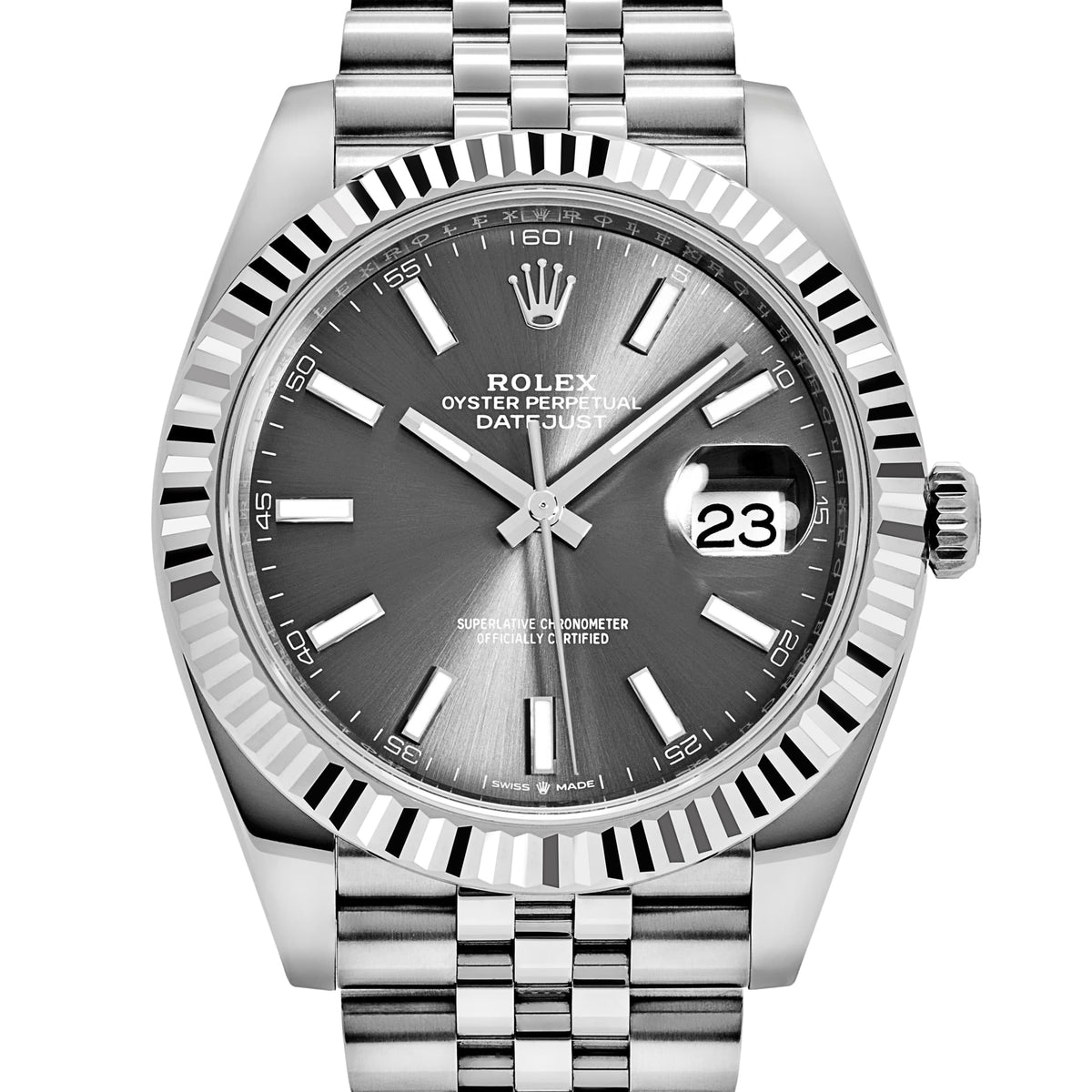 Rolex Datejust 41 126334 Stainless Steel Slate Dial Jubilee (2026)