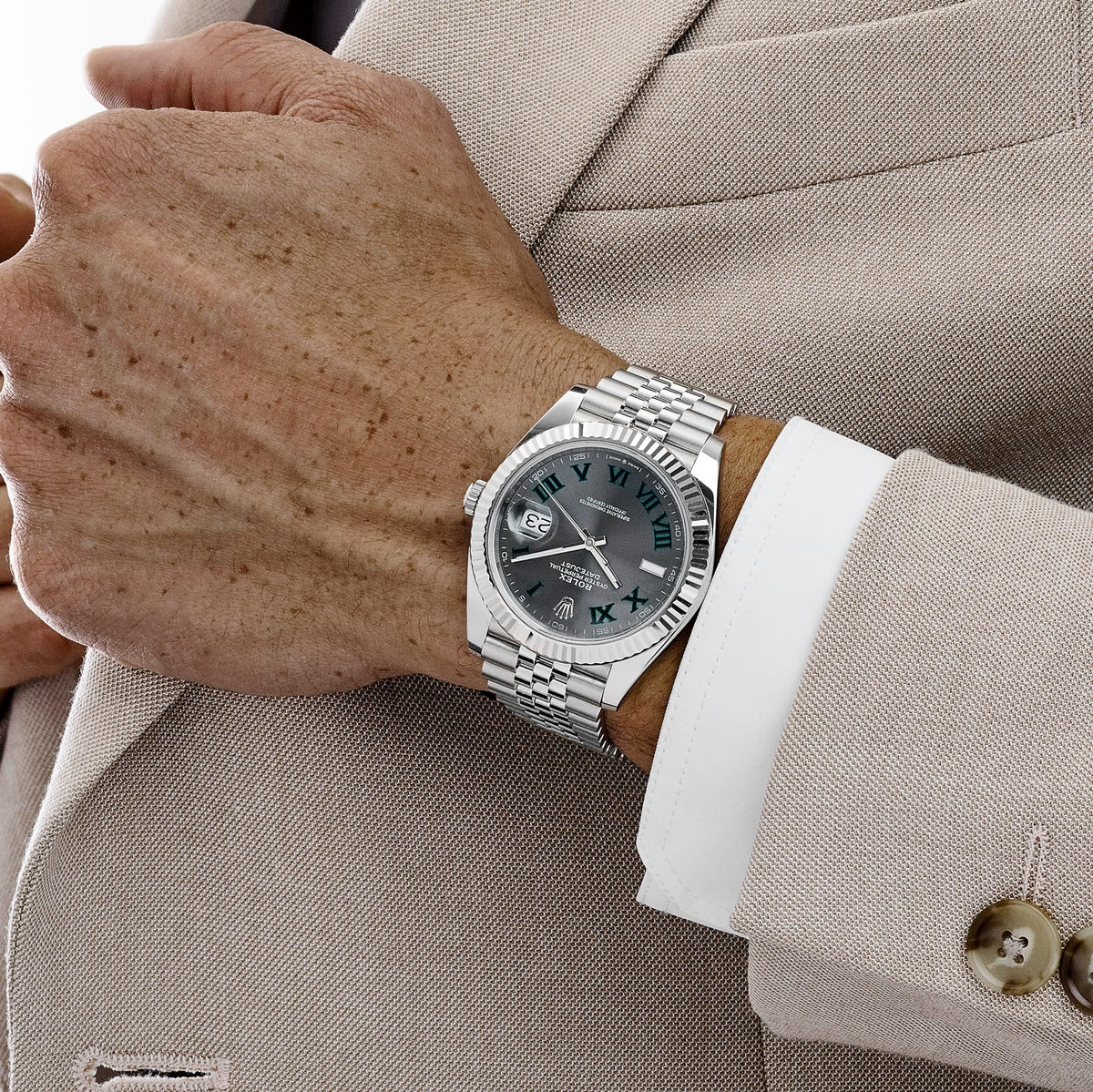Rolex Datejust 41 126334 'Wimbledon' Stainless Steel Slate Dial Jubilee (2026)