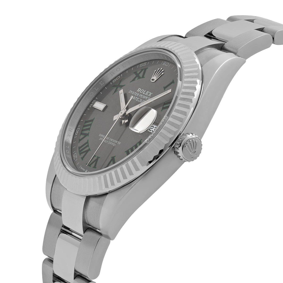 Rolex Datejust 41 126334 'Wimbledon' Stainless Steel Slate Dial Oyster (2026)